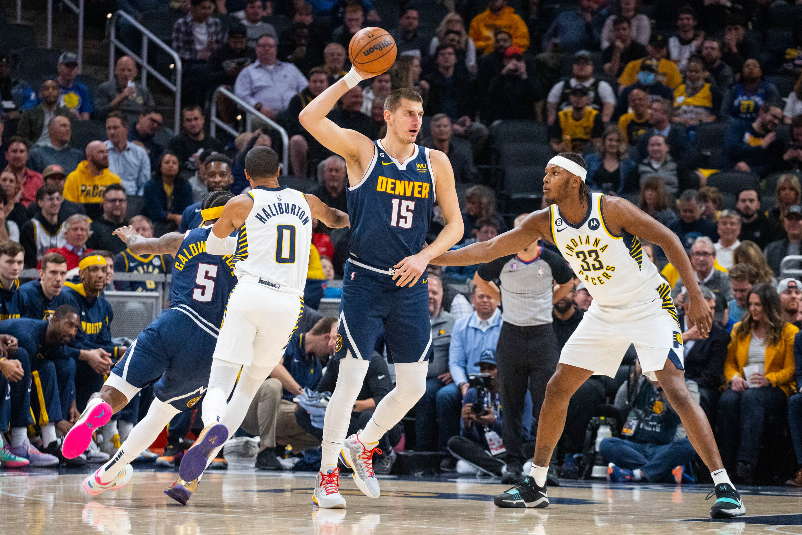 NBA: Denver Nuggets at Indiana Pacers