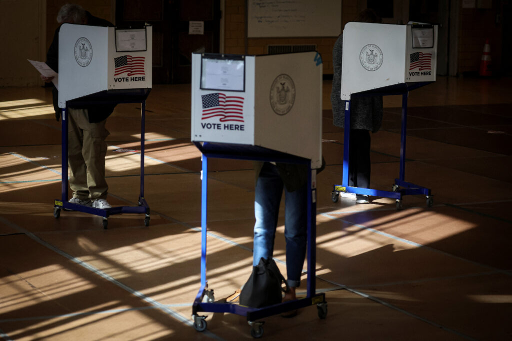 Midterm election voting in Brooklyn, New York