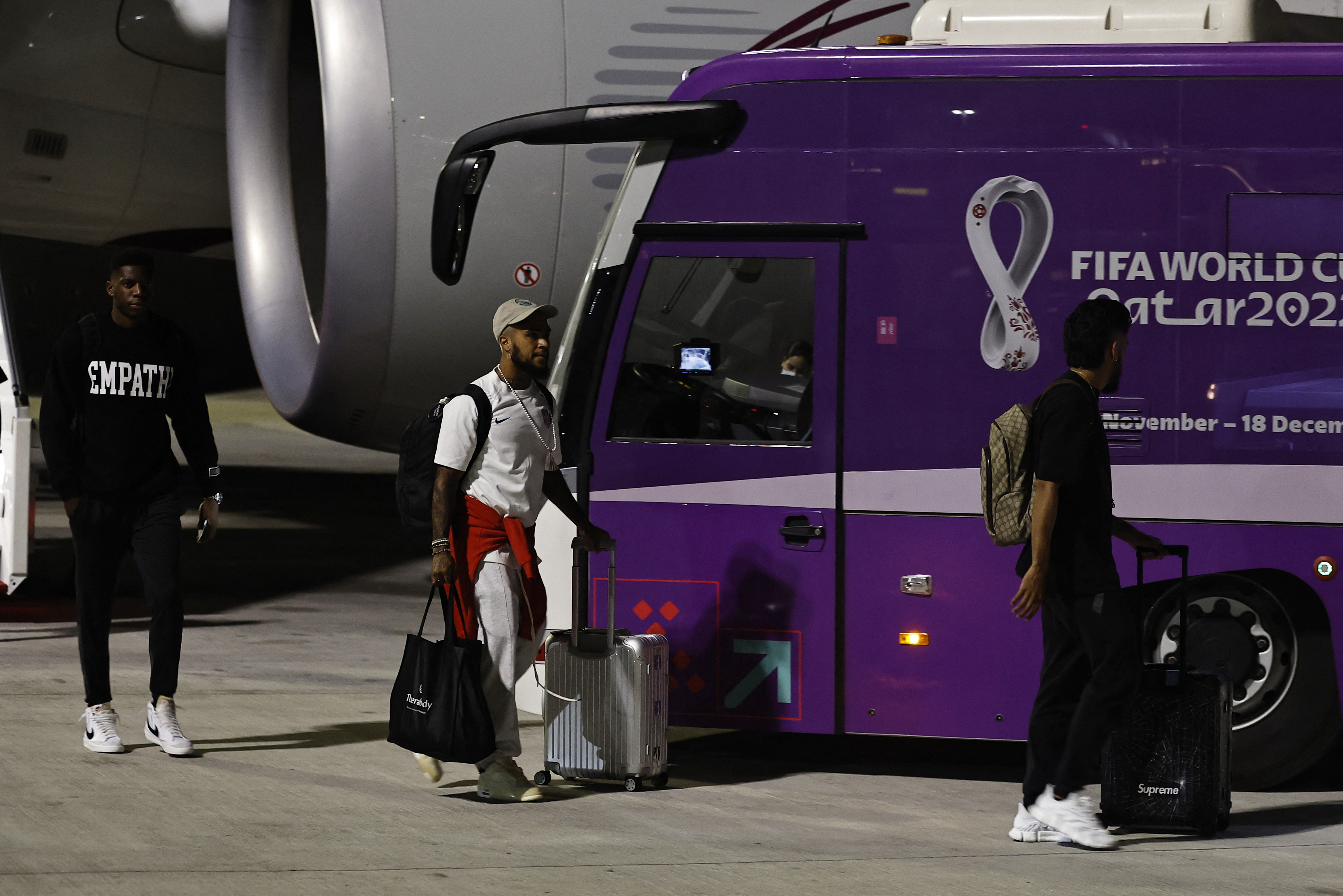 FIFA World Cup Qatar 2022 Arrival - United States team arrives in Doha
