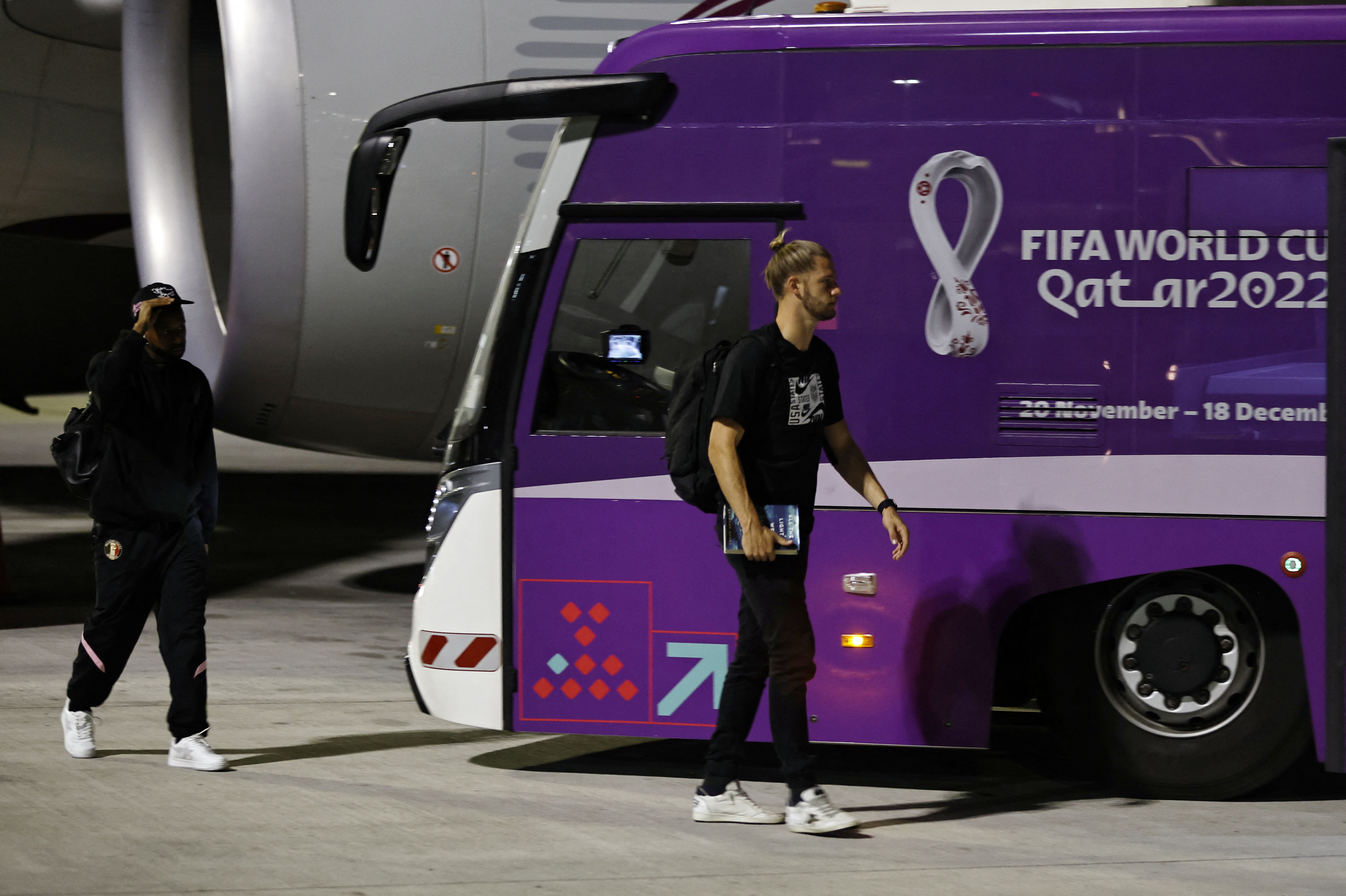 FIFA World Cup Qatar 2022 Arrival - United States team arrives in Doha