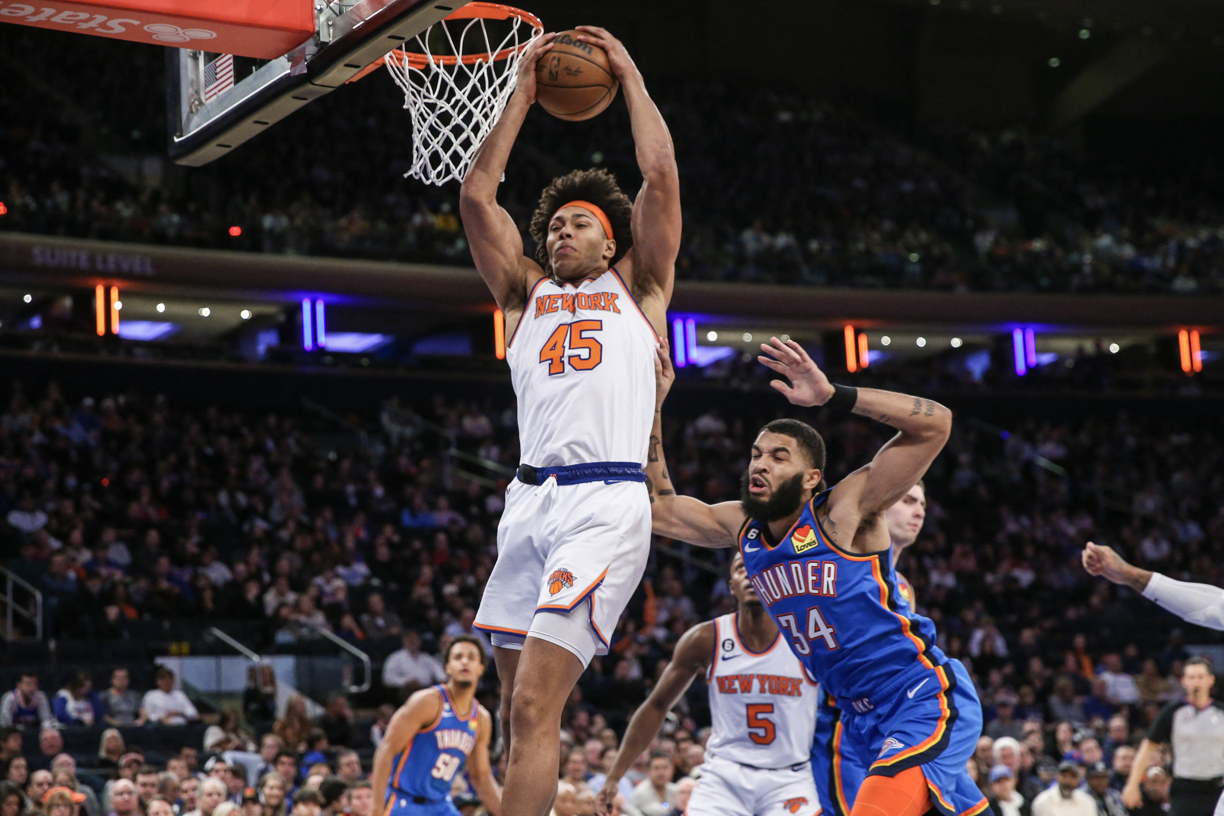 NBA: Oklahoma City Thunder at New York Knicks
