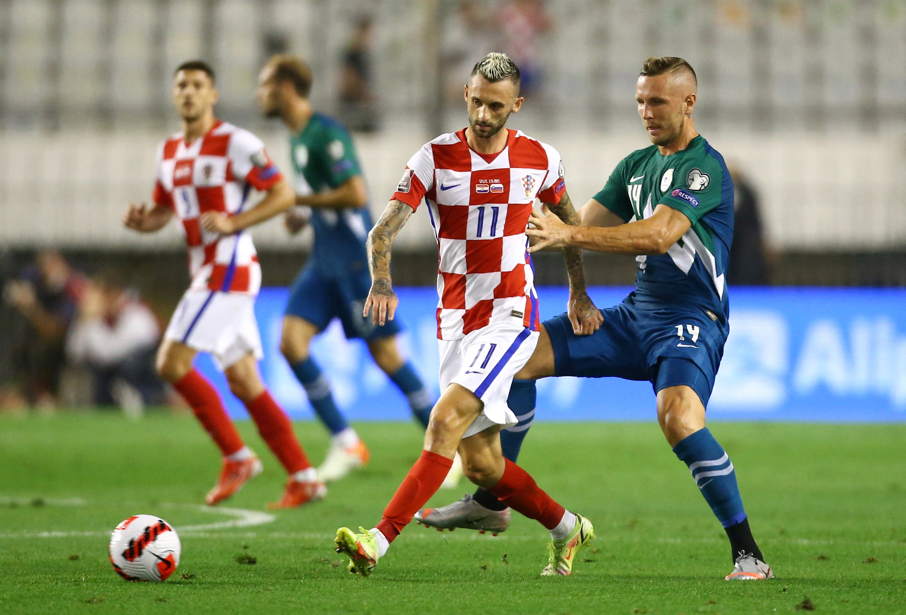 FILE PHOTO: World Cup - UEFA Qualifiers - Group H - Croatia v Slovenia