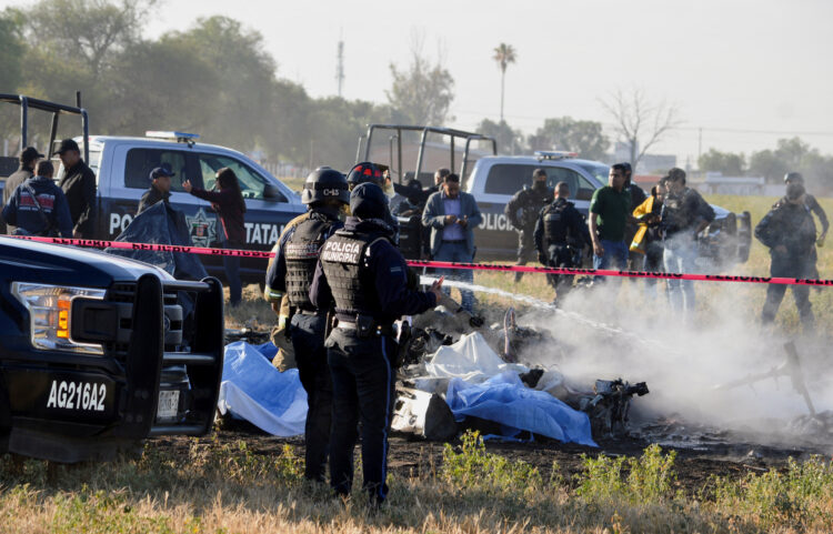 Mexican state security chief and others die in a helicopter crash