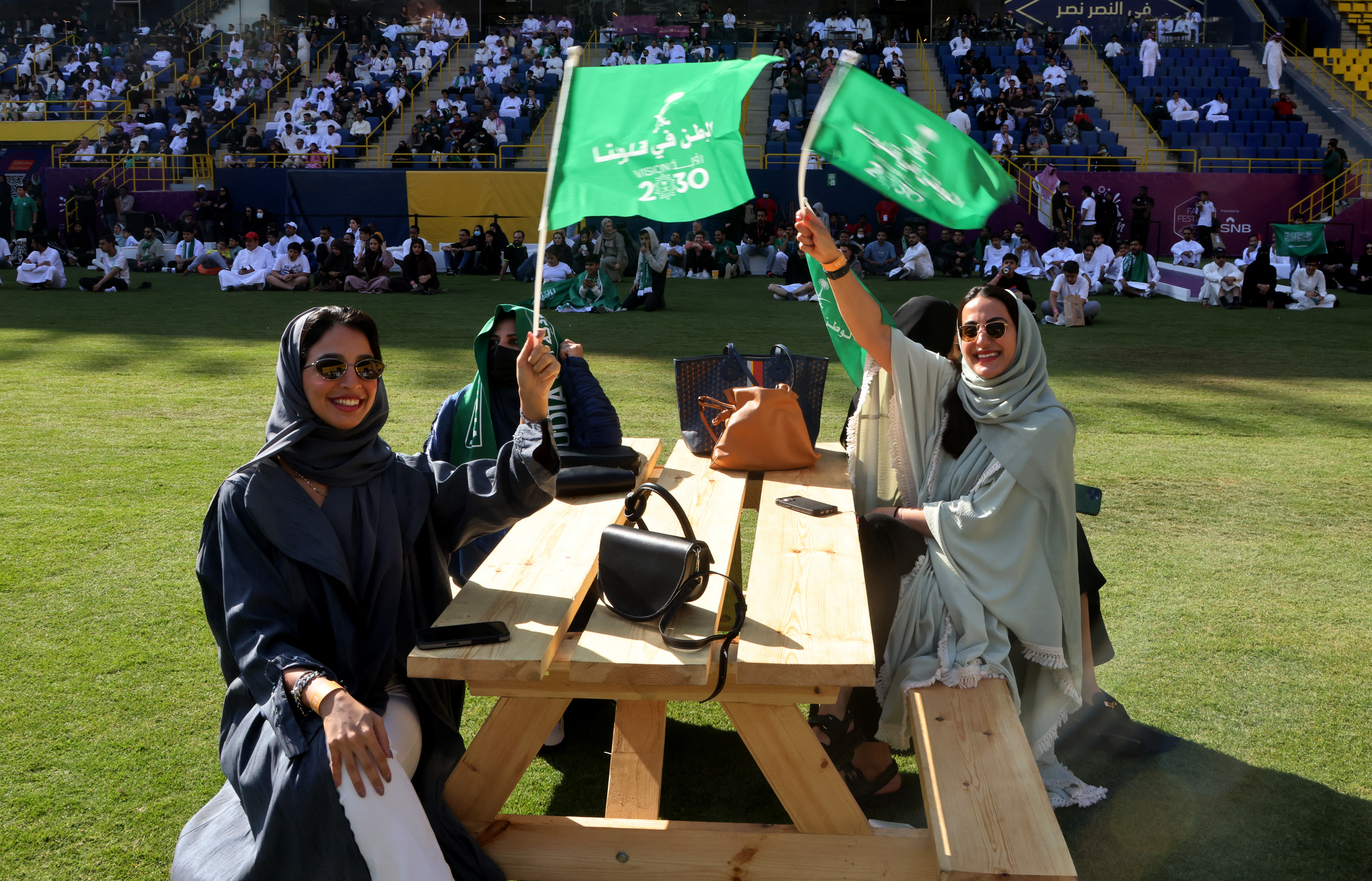 FIFA World Cup Qatar 2022 - Fans in Riyadh watch Argentina v Saudi Arabia