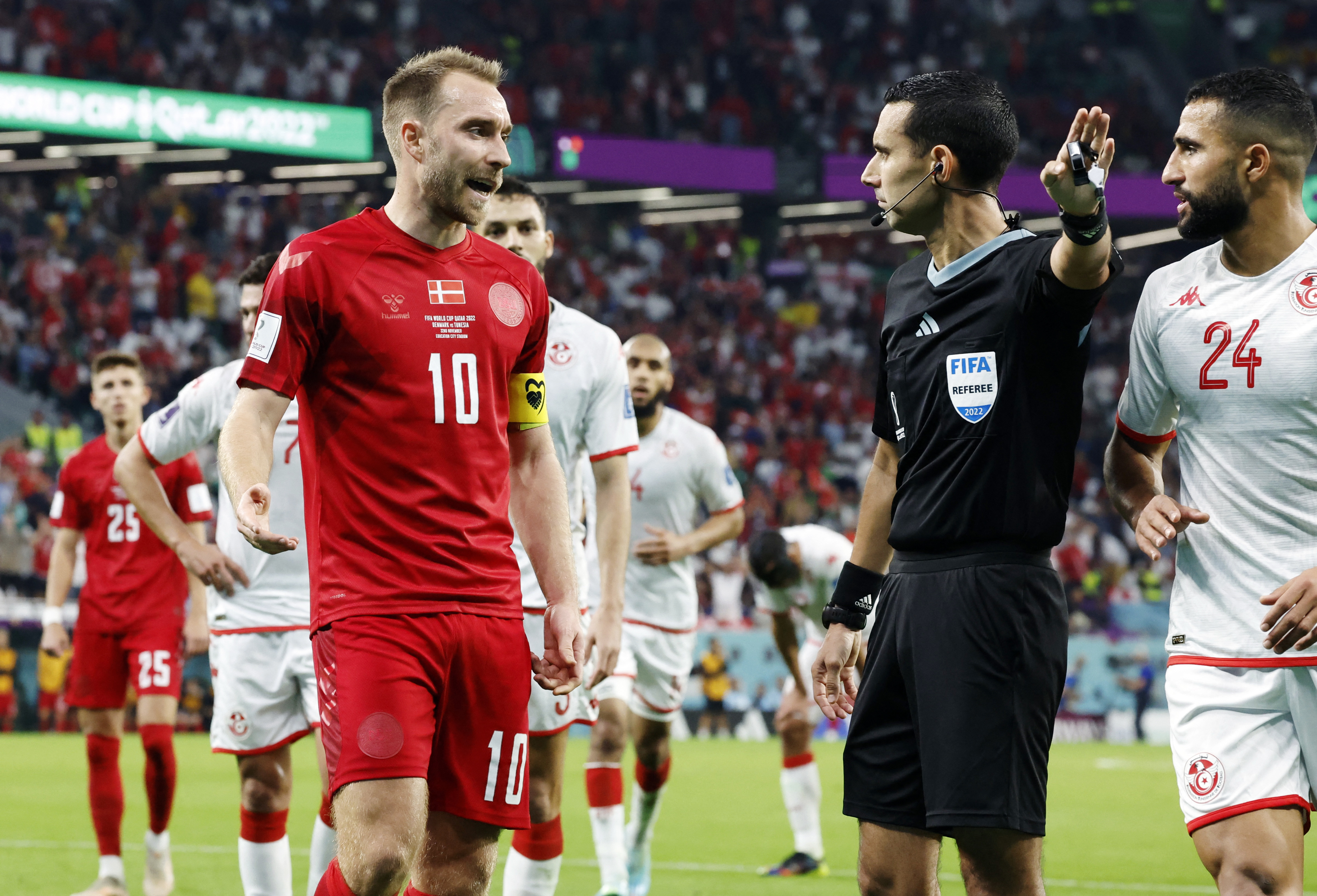FIFA World Cup Qatar 2022 - Group D - Denmark v Tunisia