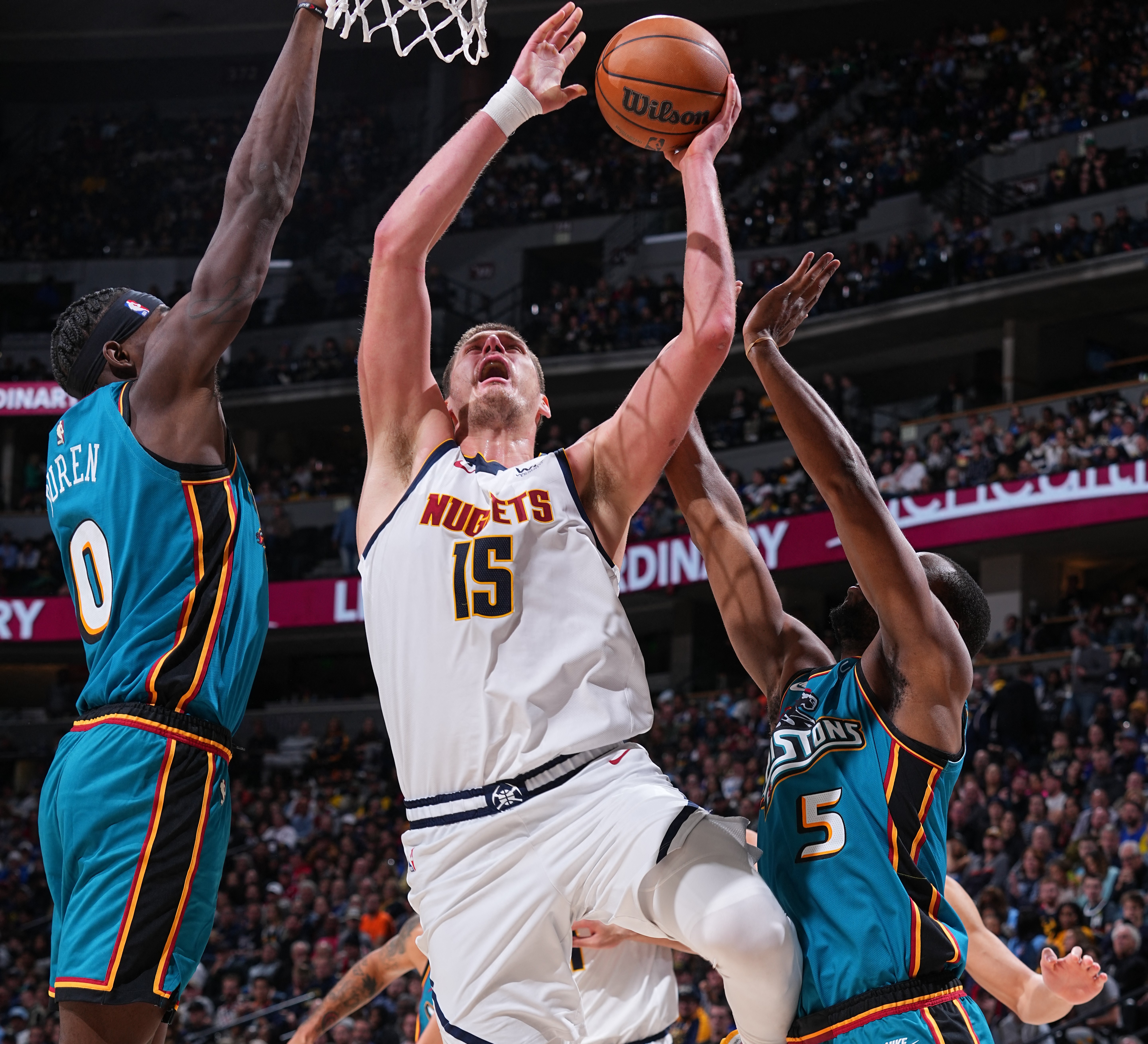 Detroit Pistons v Denver Nuggets