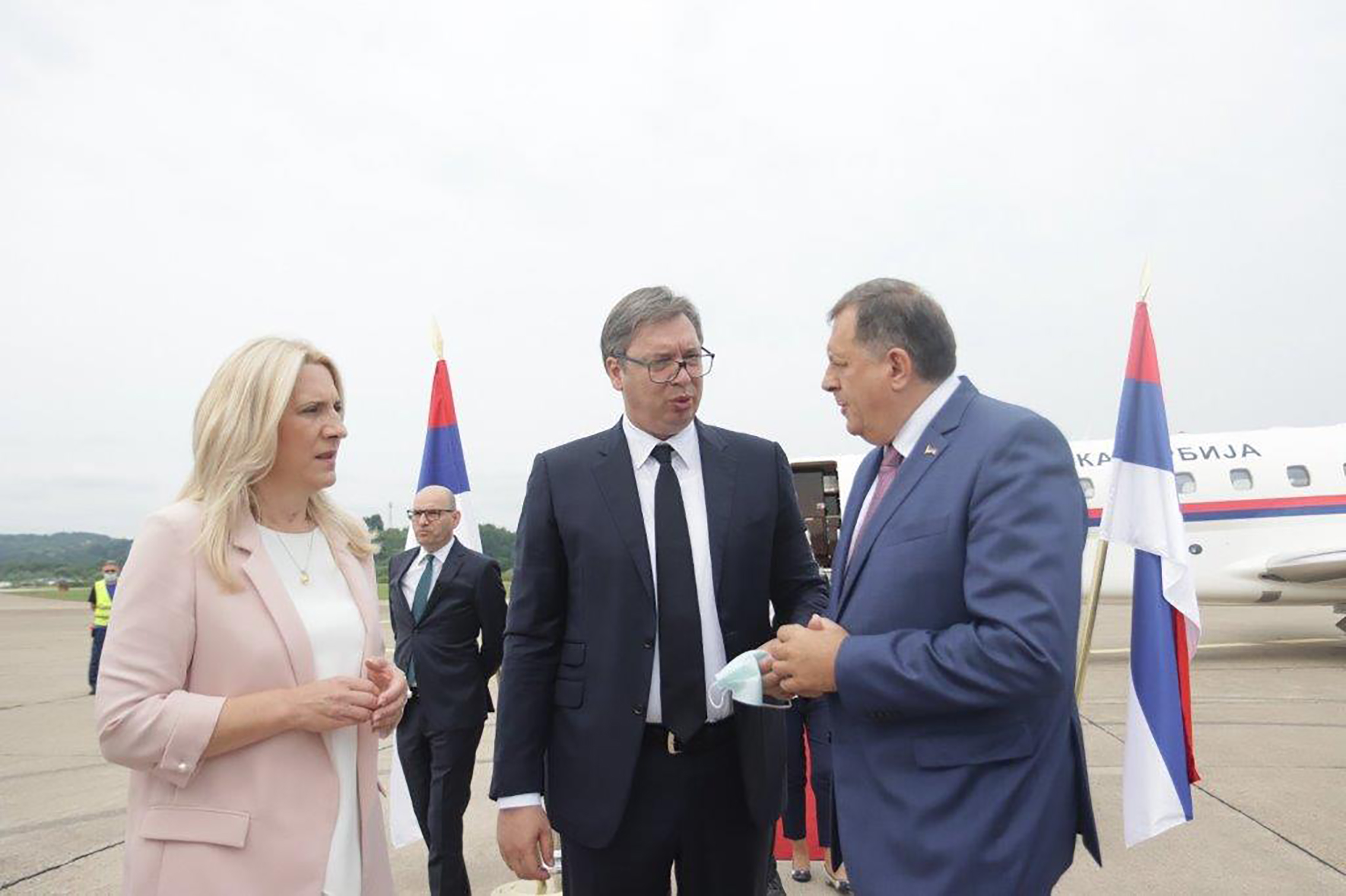ZELJKA CVIJANOVIC, ALEKSANDAR VUCIC, MILORAD DODIK