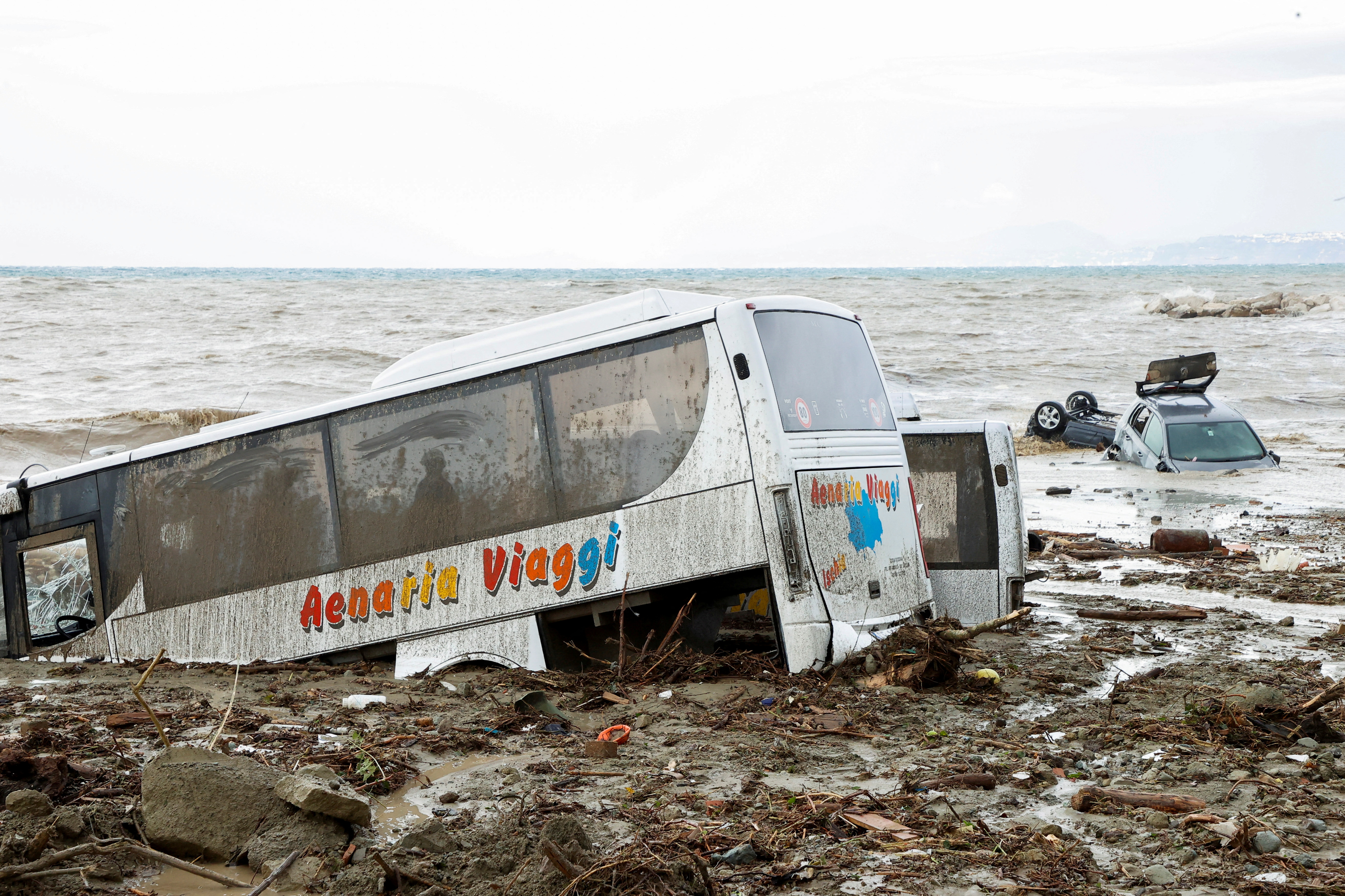 Landslide on the Italian holiday island of Ischia