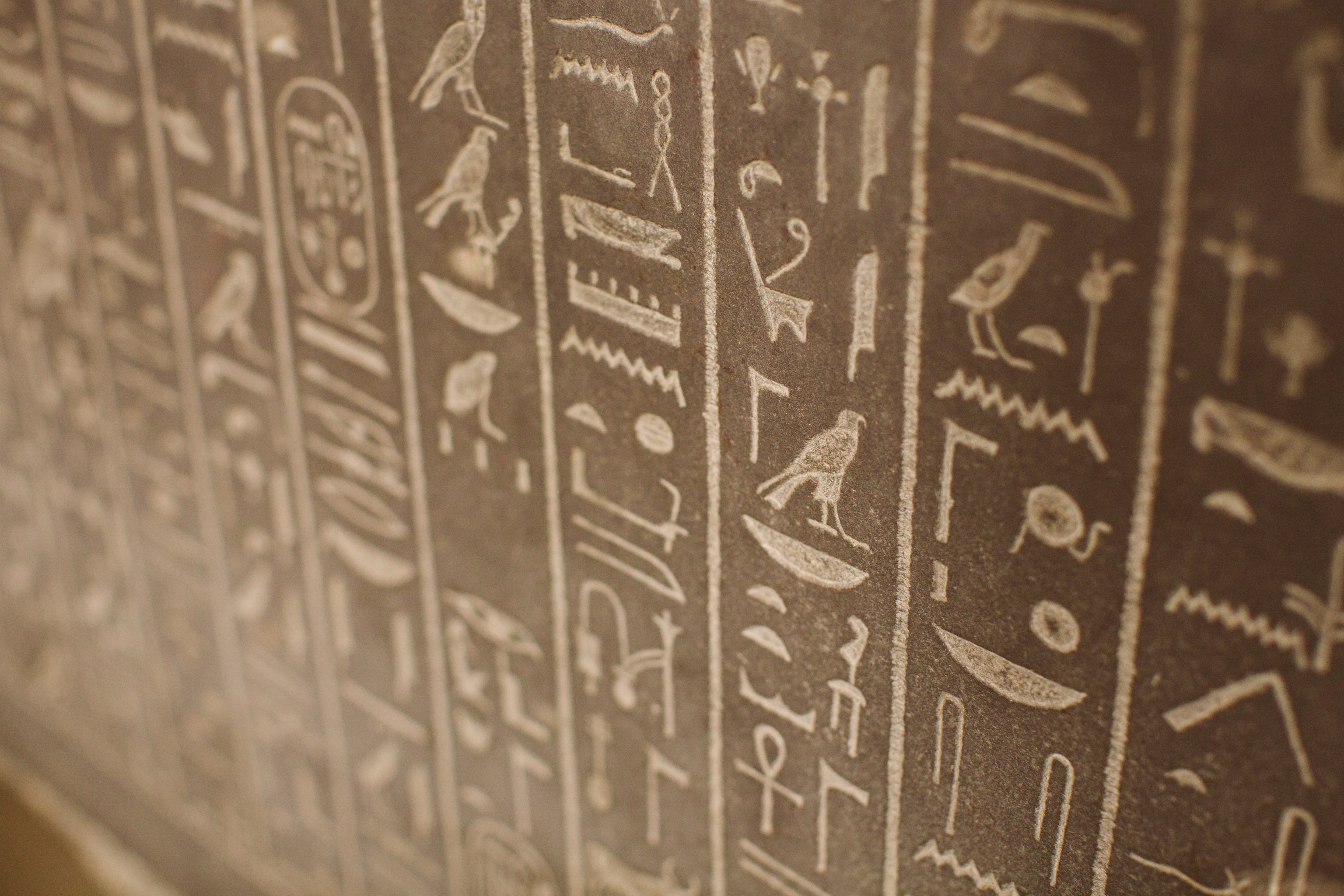 Egyptian,Hieroglyphs,On,The,Wall.