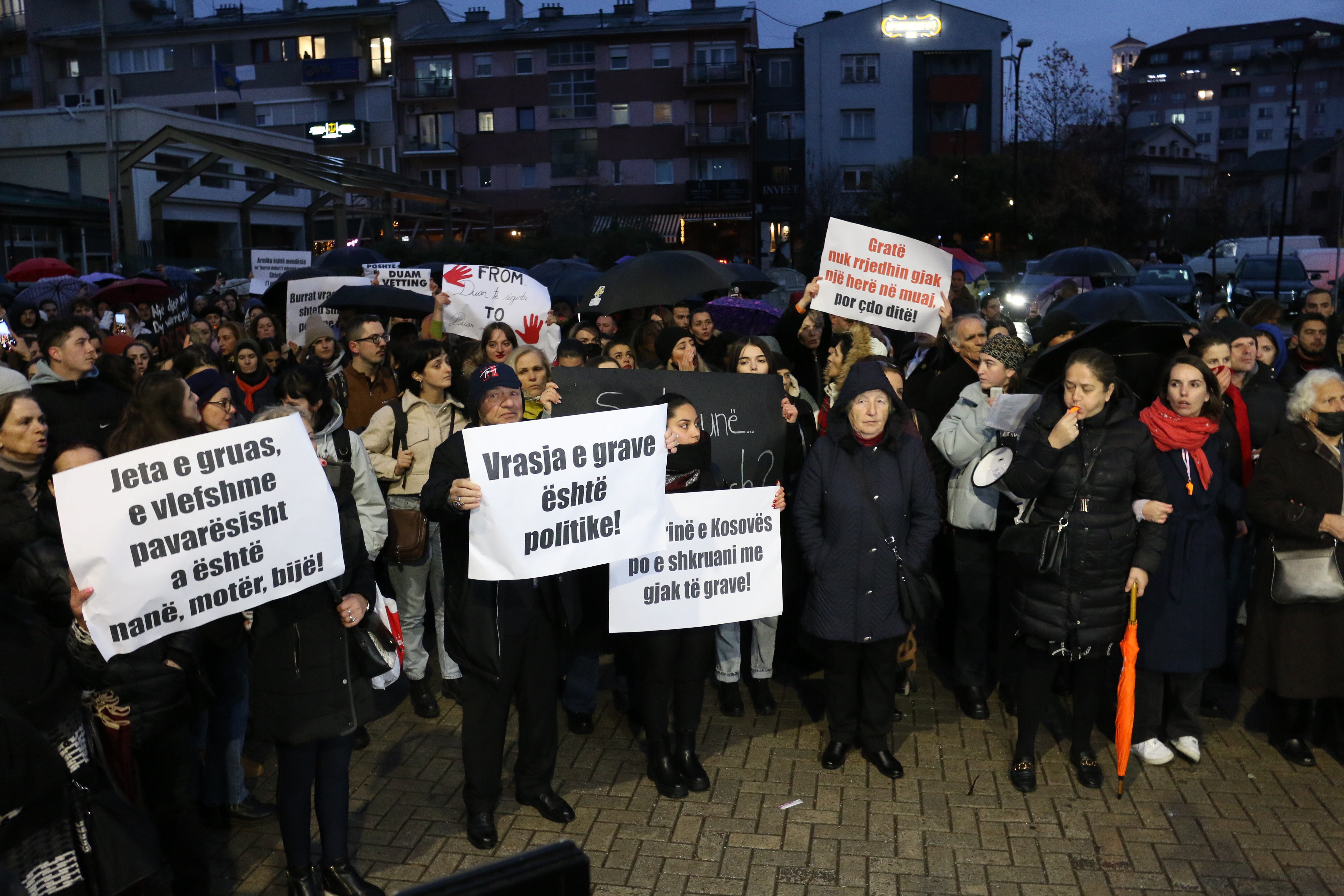 U Prištini održan protest zbog ubistva dve žene
