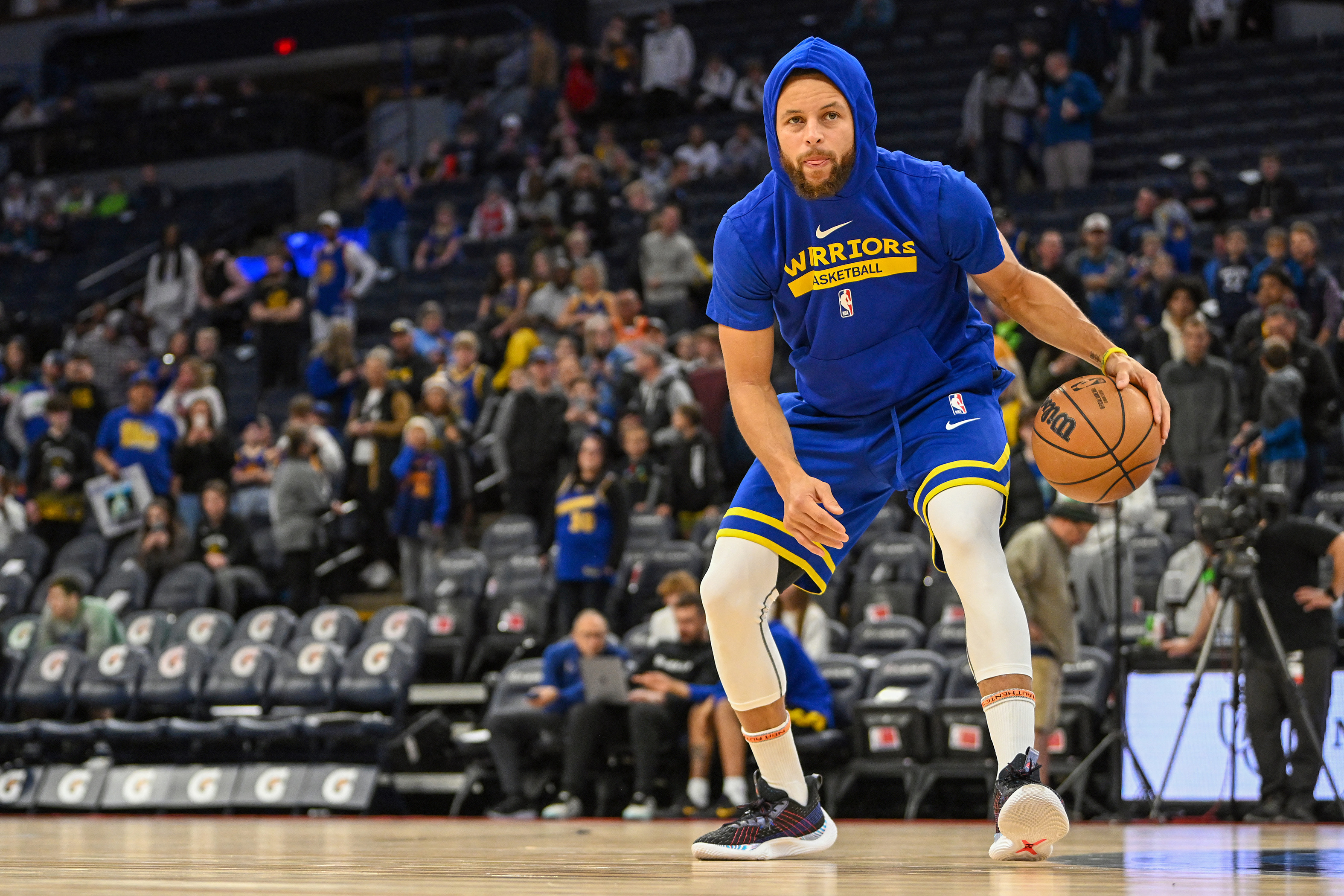 NBA: Golden State Warriors at Minnesota Timberwolves