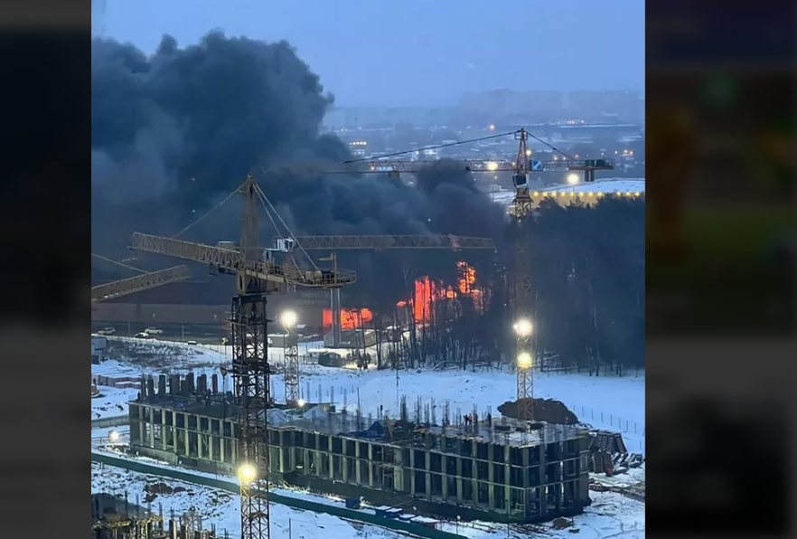 pozar trzni centar moskva