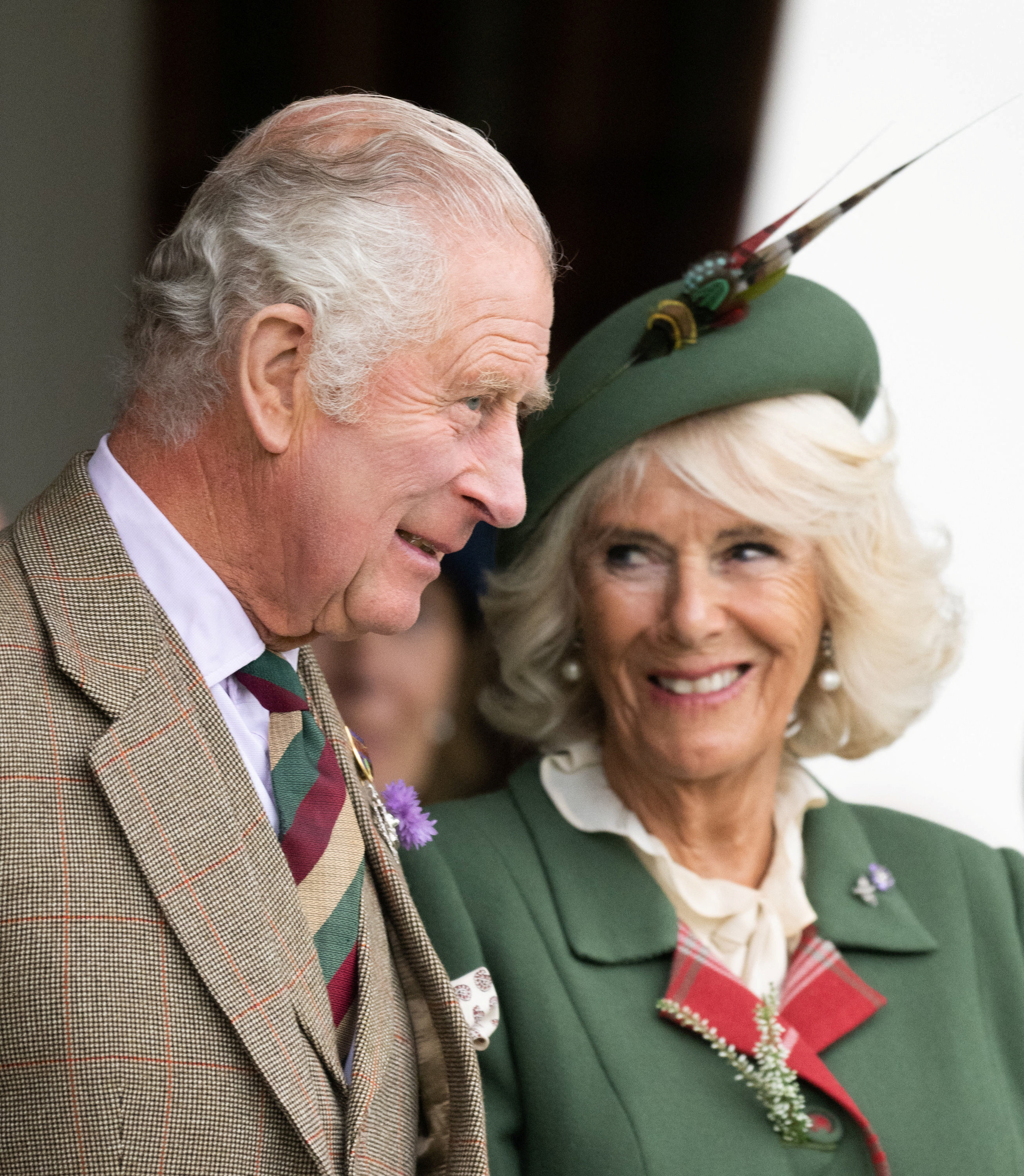 Christmas card of Britain's King Charles and Queen Consort Camilla