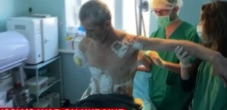 Ukrajina Bahmut ranjenik