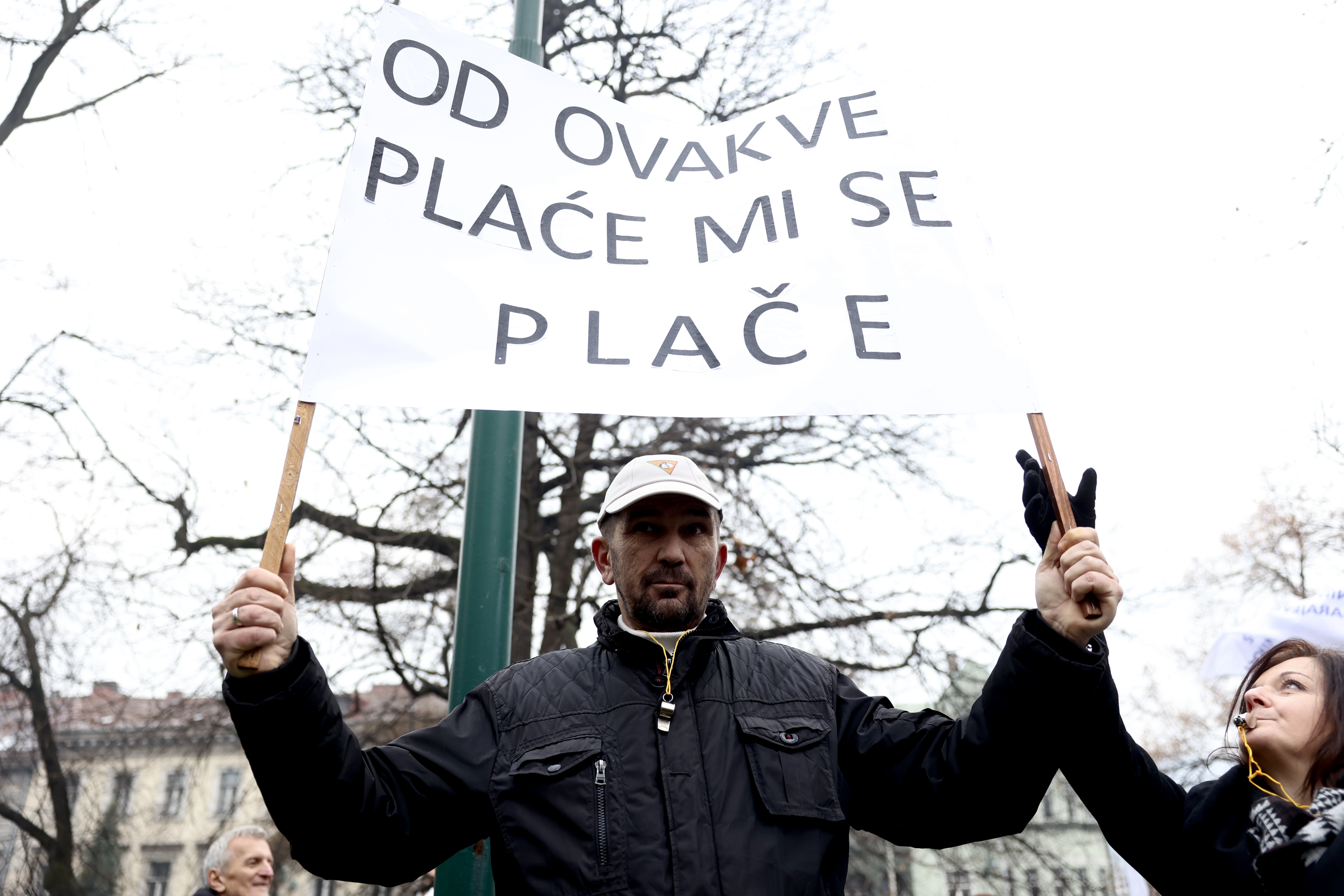 protesti sindikati ks