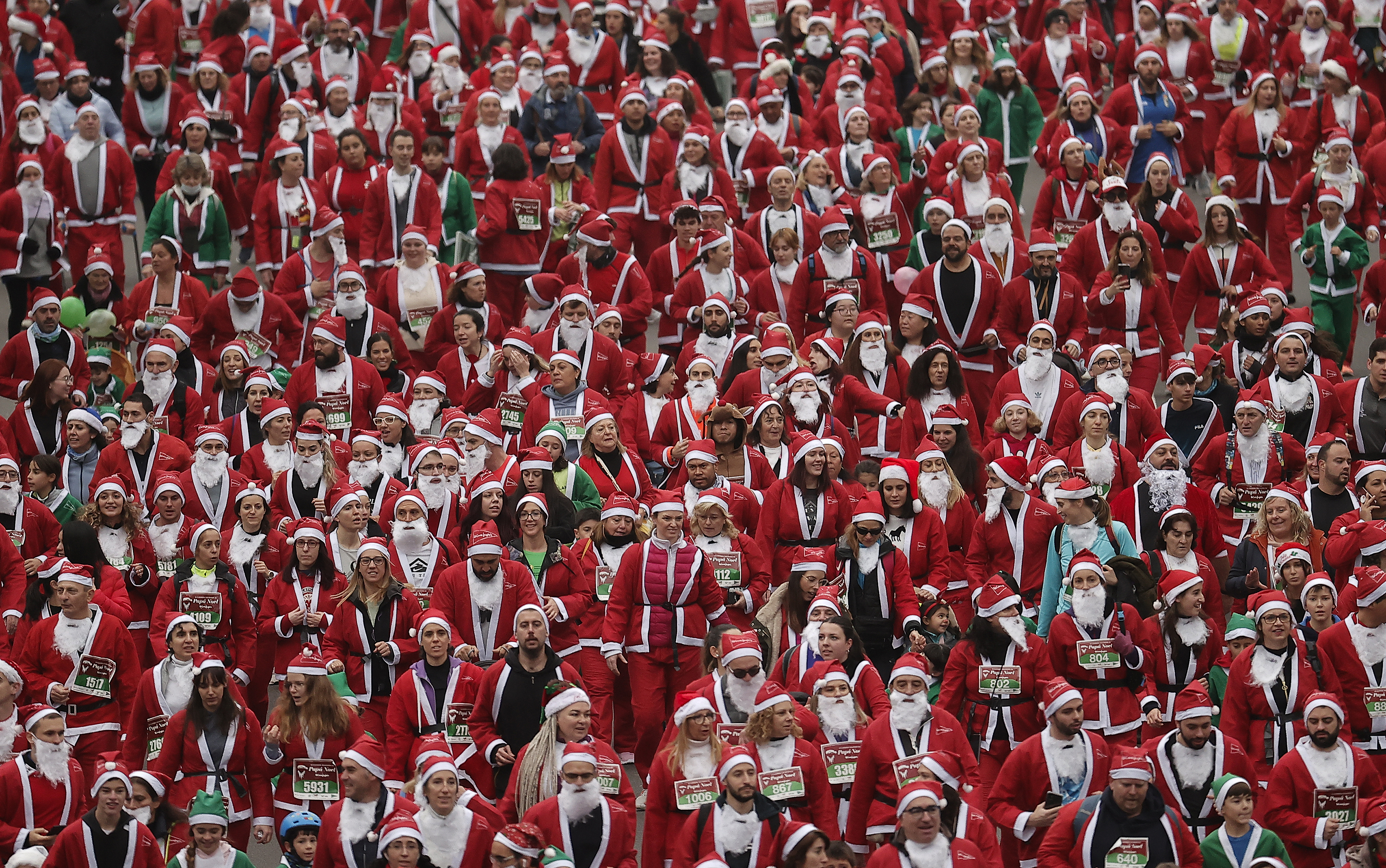 U Madridu održana trka Djeda Mrazova