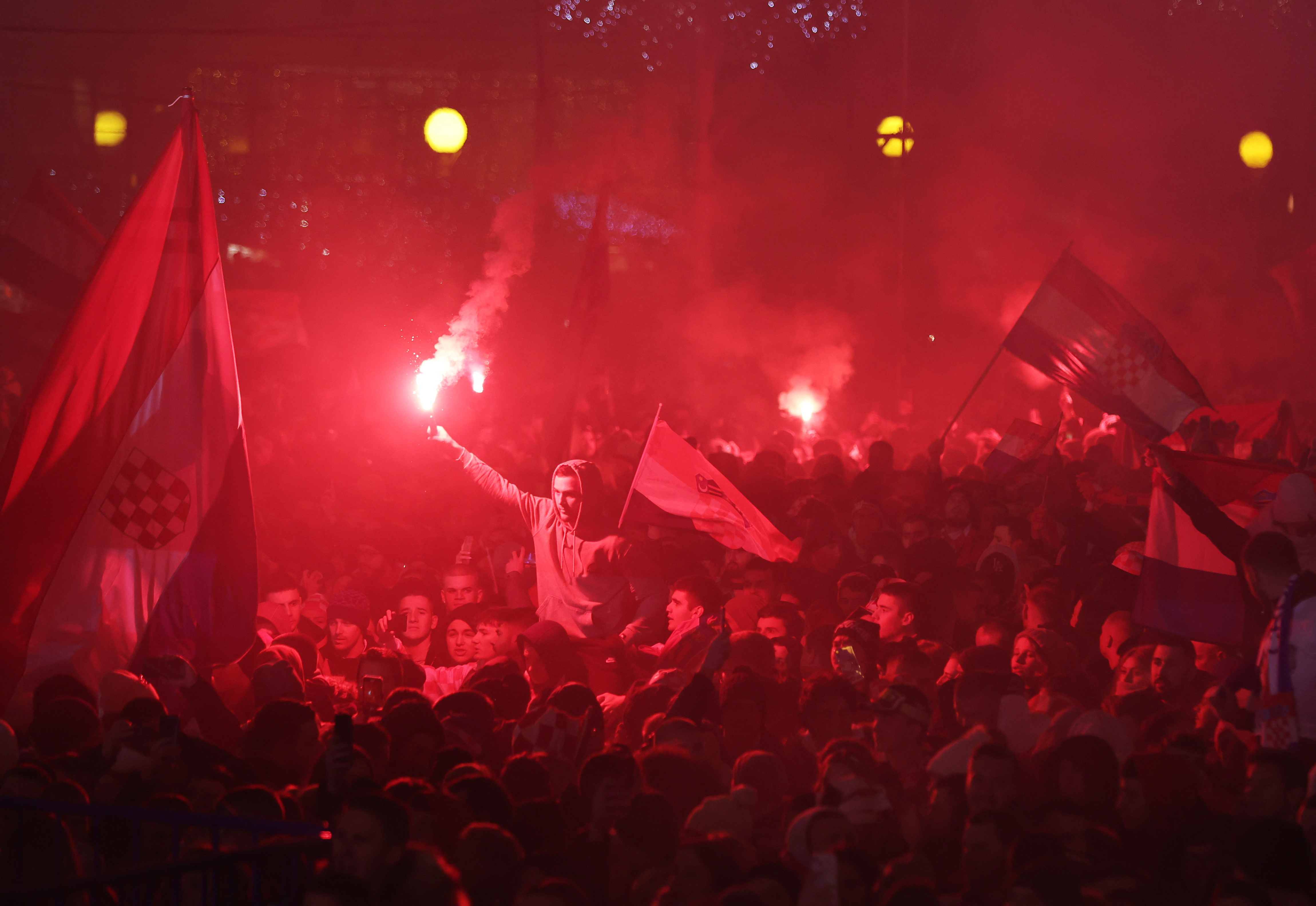 FIFA World Cup Qatar 2022 - Croatia team return to Zagreb