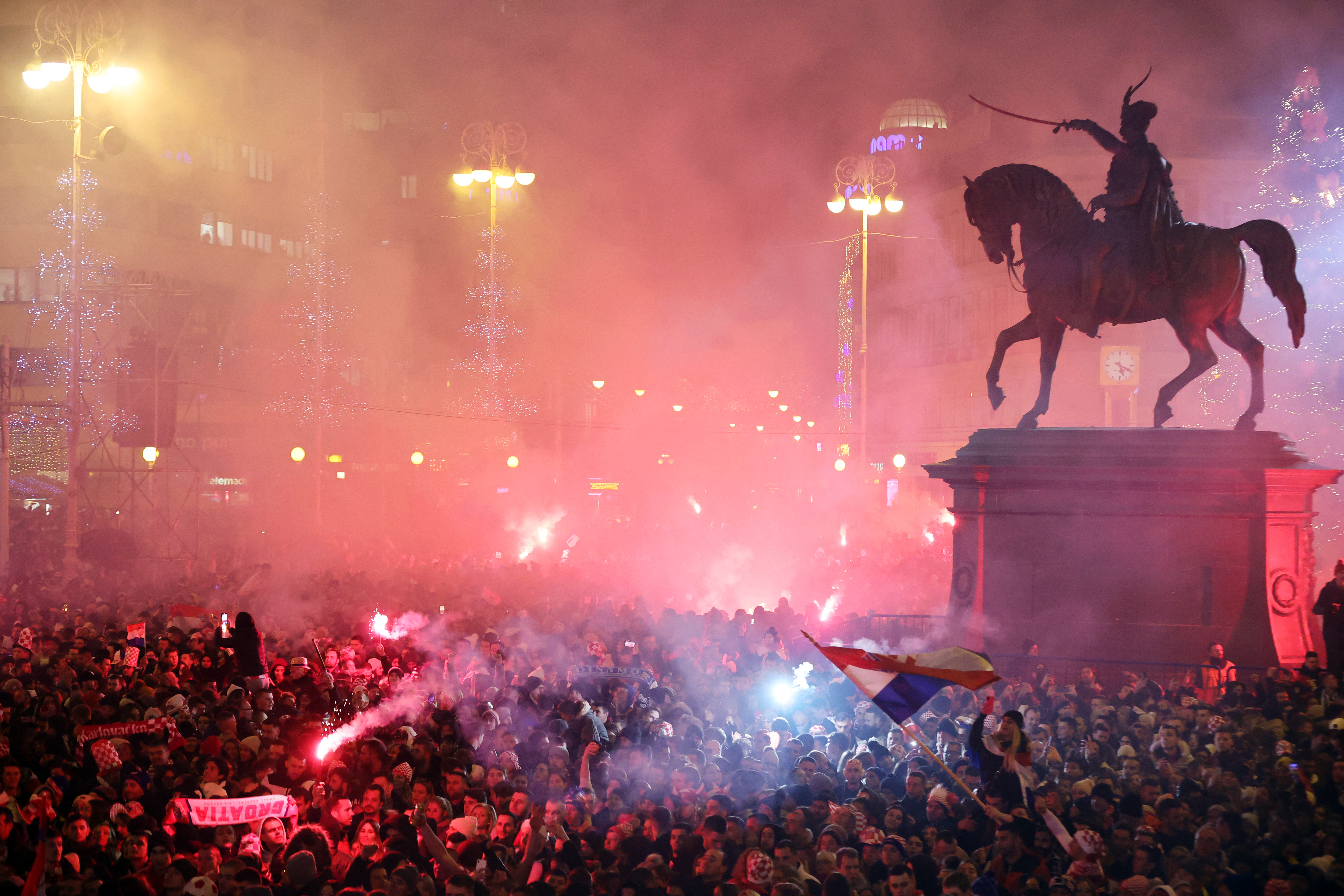FIFA World Cup Qatar 2022 - Croatia team return to Zagreb
