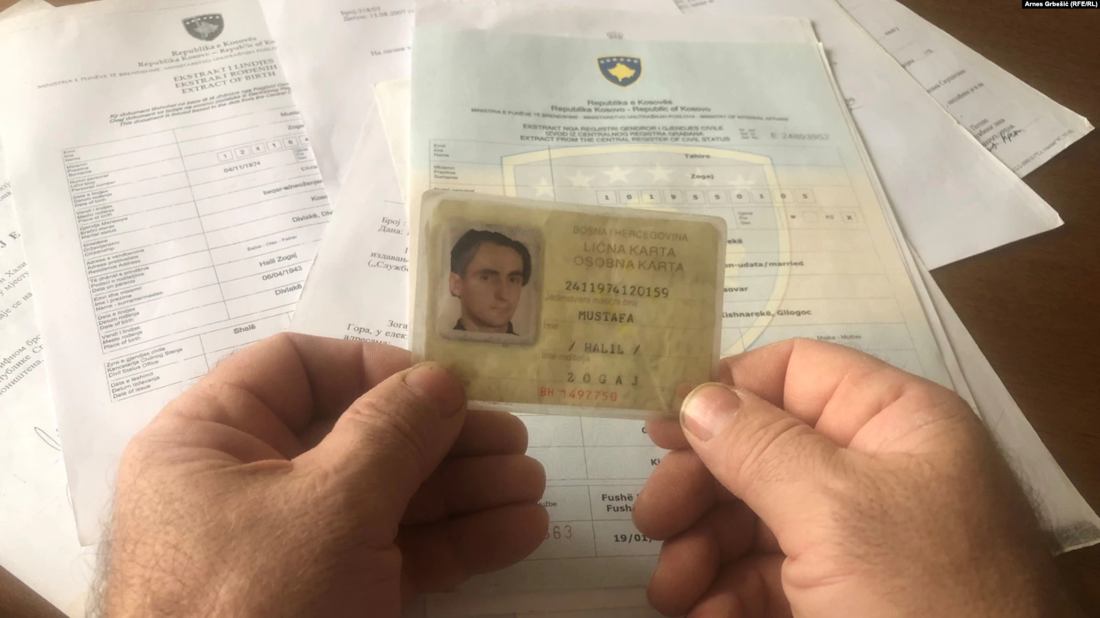 mustafa lična lični dokument