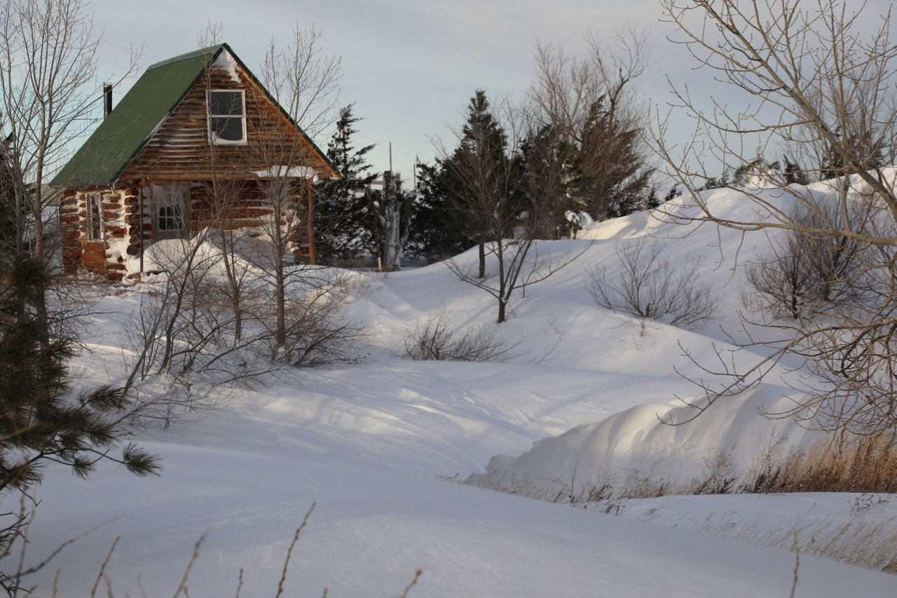 FILE PHOTO: Blizzard in South Dakota