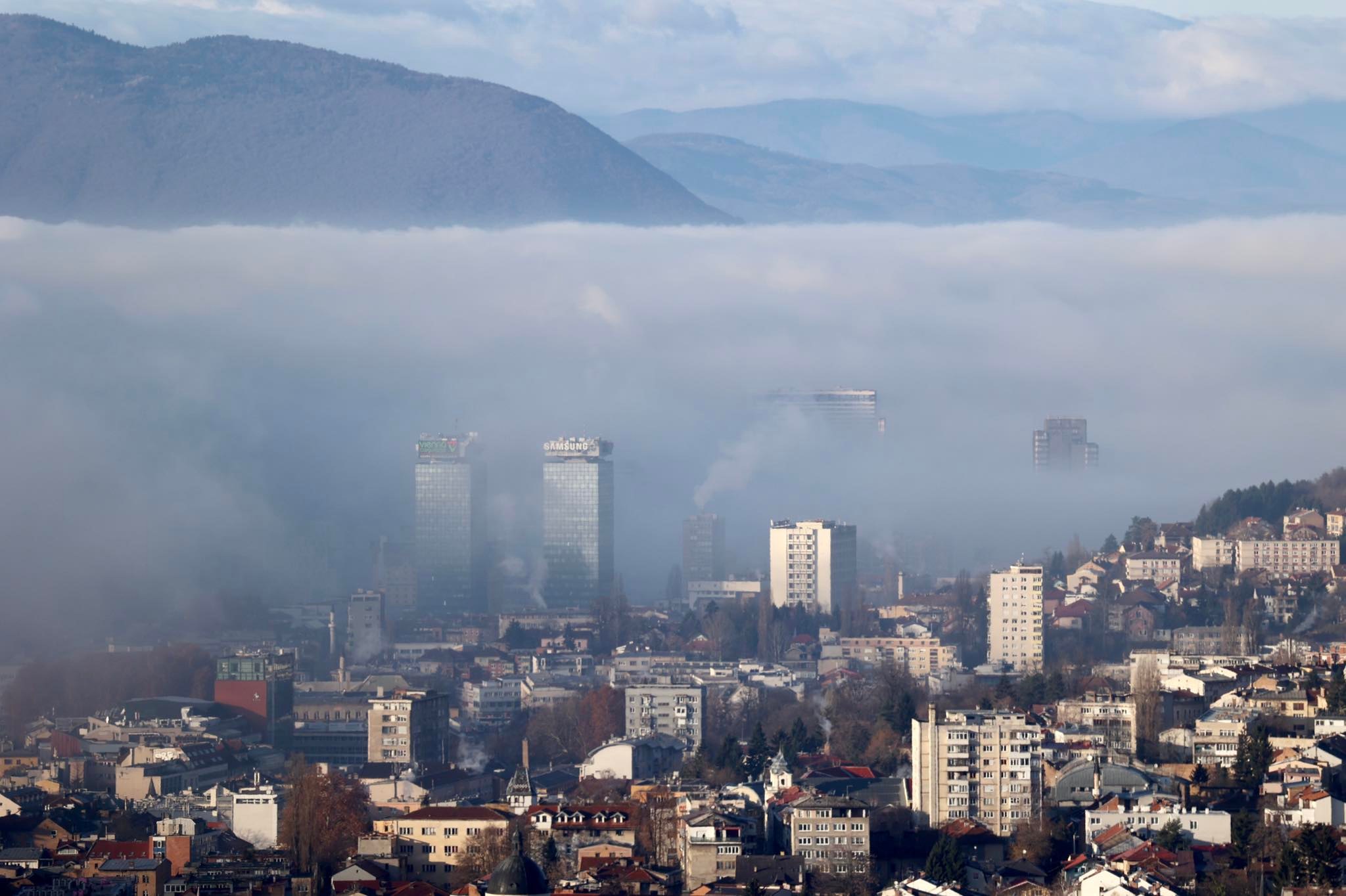 smog, zagađenje zraka