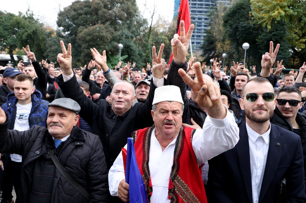 protesti u albaniji