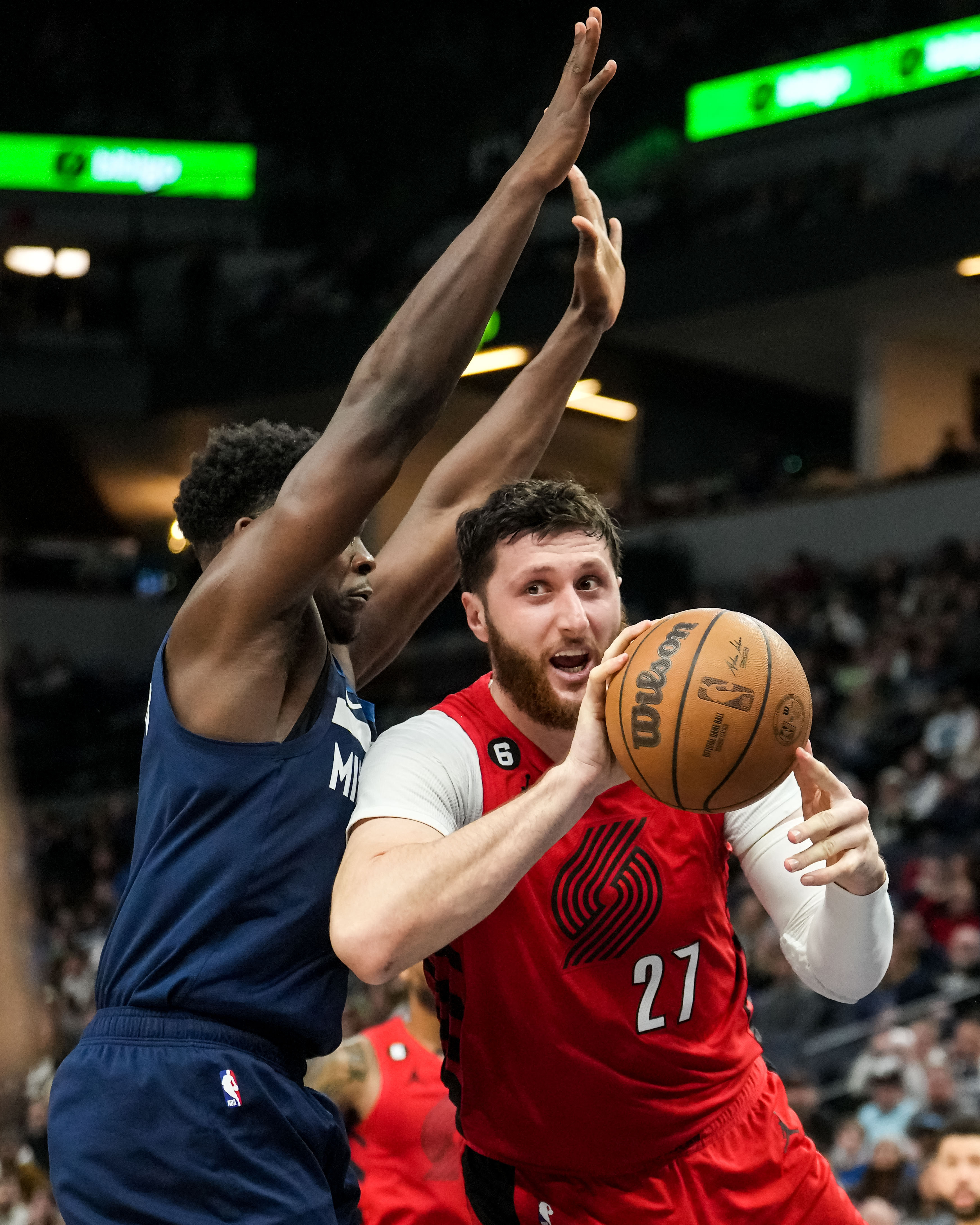 NBA: Portland Trail Blazers at Minnesota Timberwolves