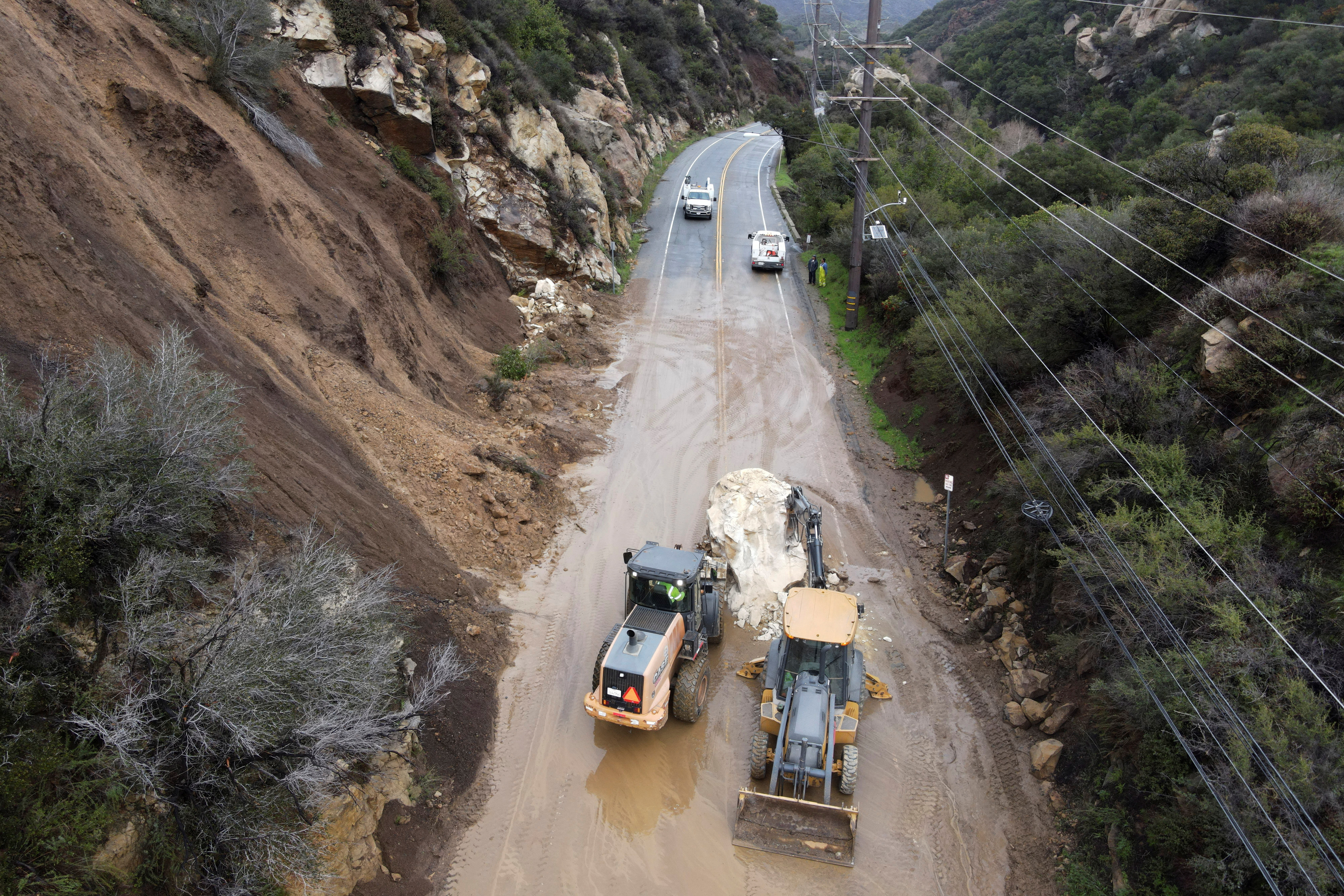 Storms hit California