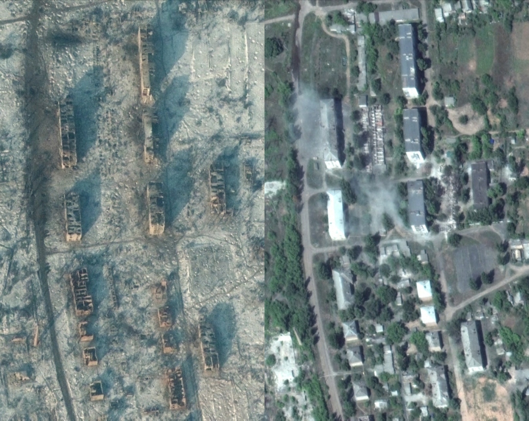 soledar prije i poslije napada