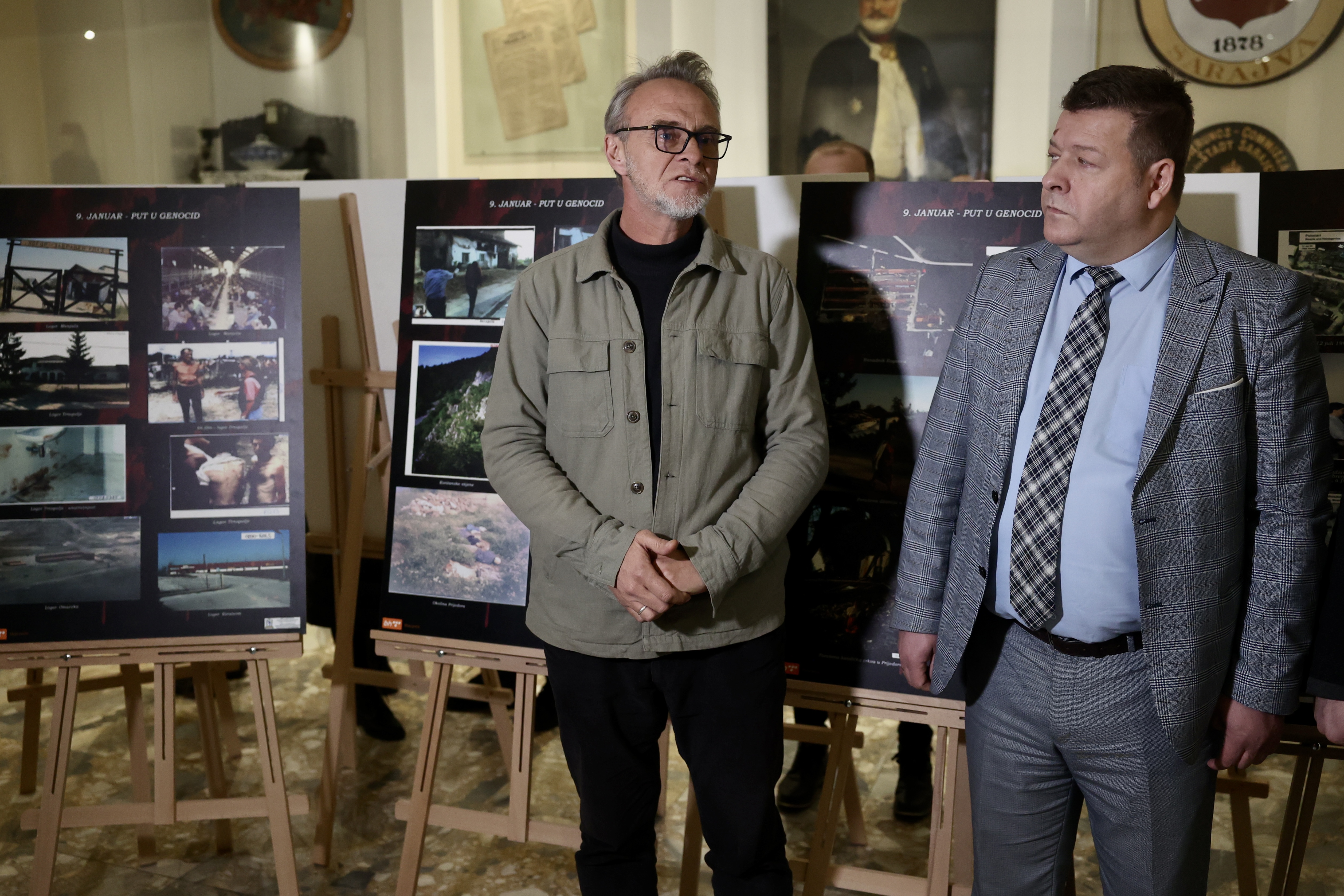 Izložba 9. januar - put u genocid"