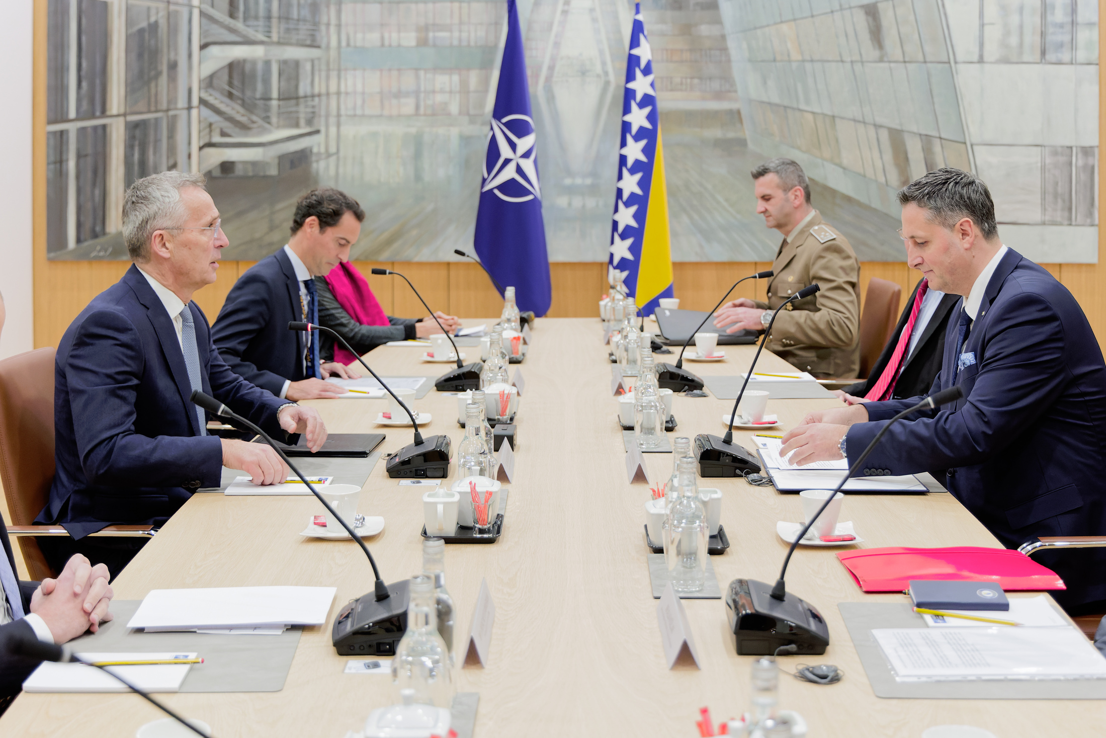 Bosniak Member of the Presidency of Bosnia and Herzegovina visits NATO