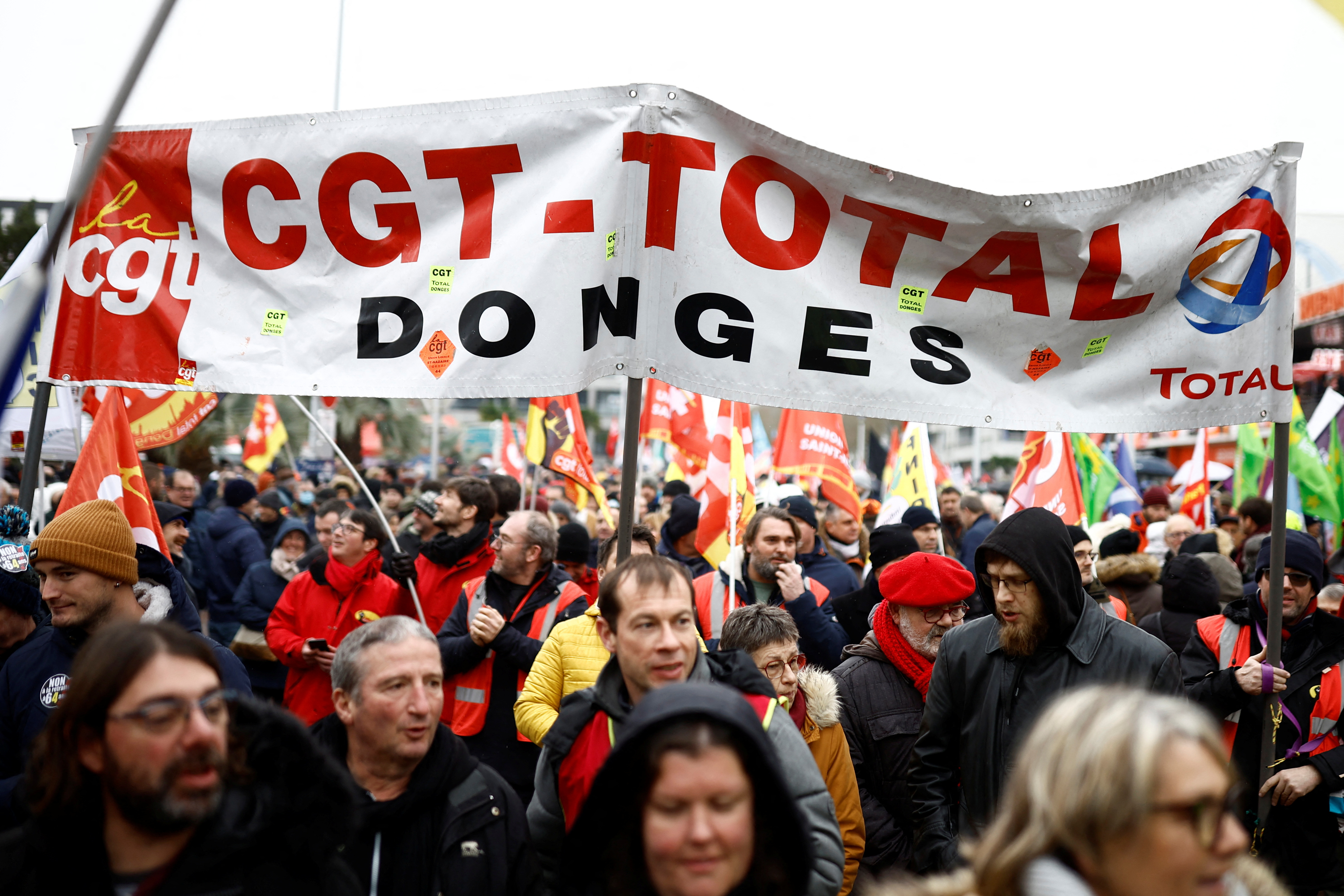 Nationwide strike in France against pension reform