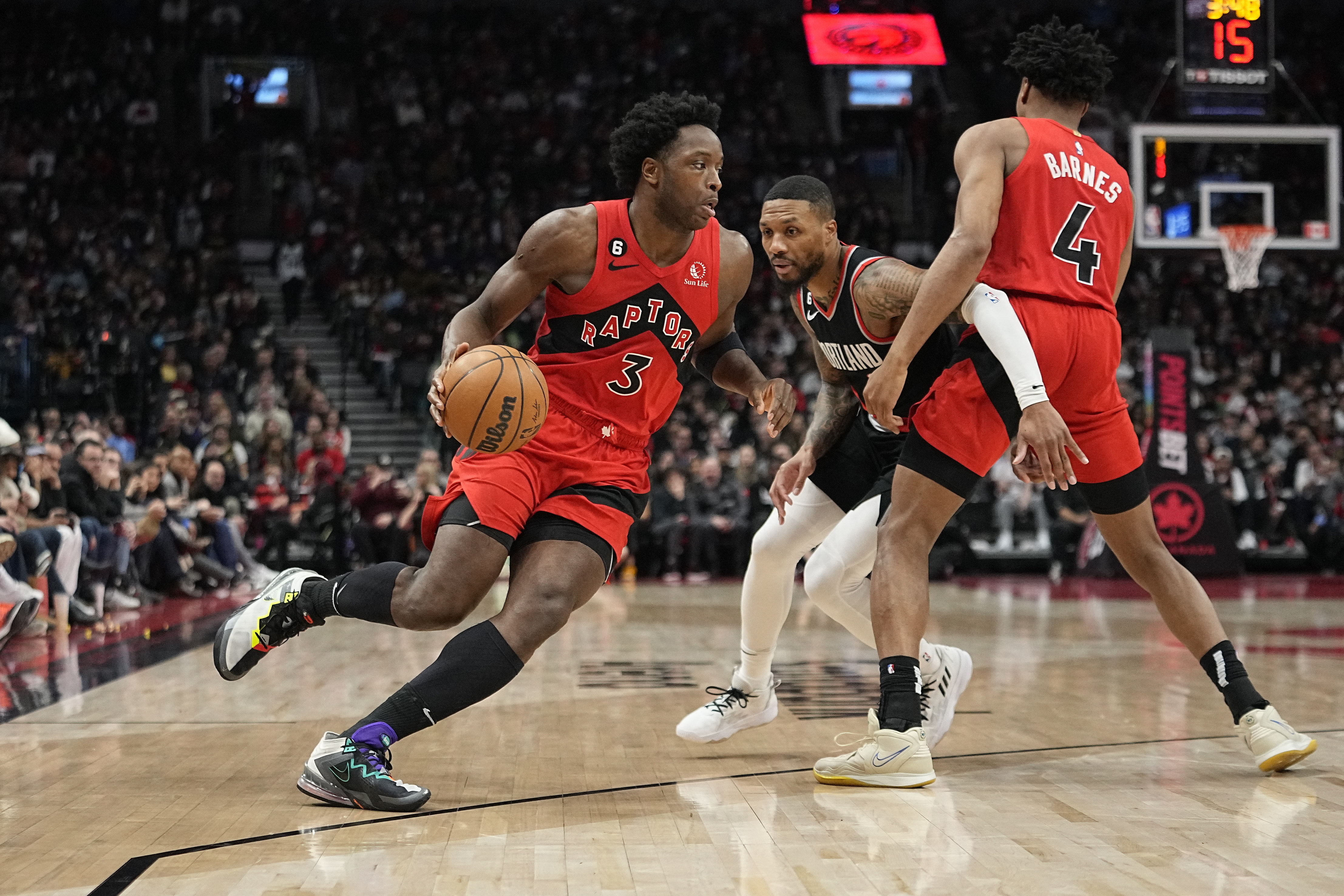 NBA: Portland Trail Blazers at Toronto Raptors