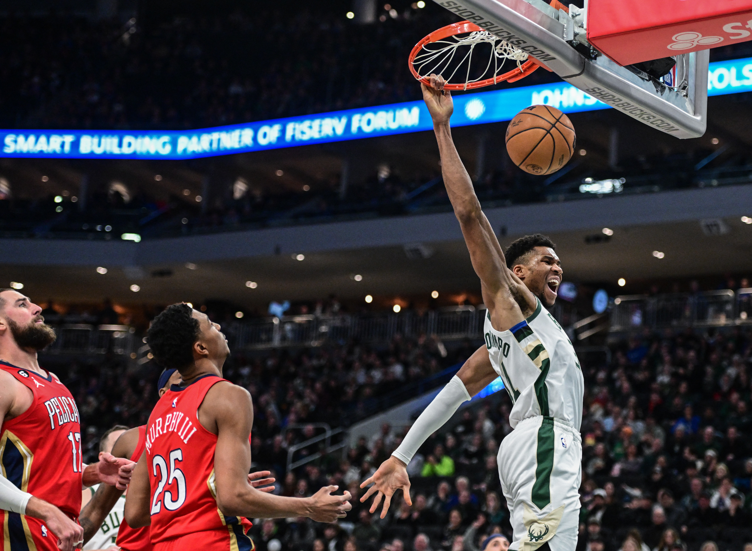 NBA: New Orleans Pelicans at Milwaukee Bucks