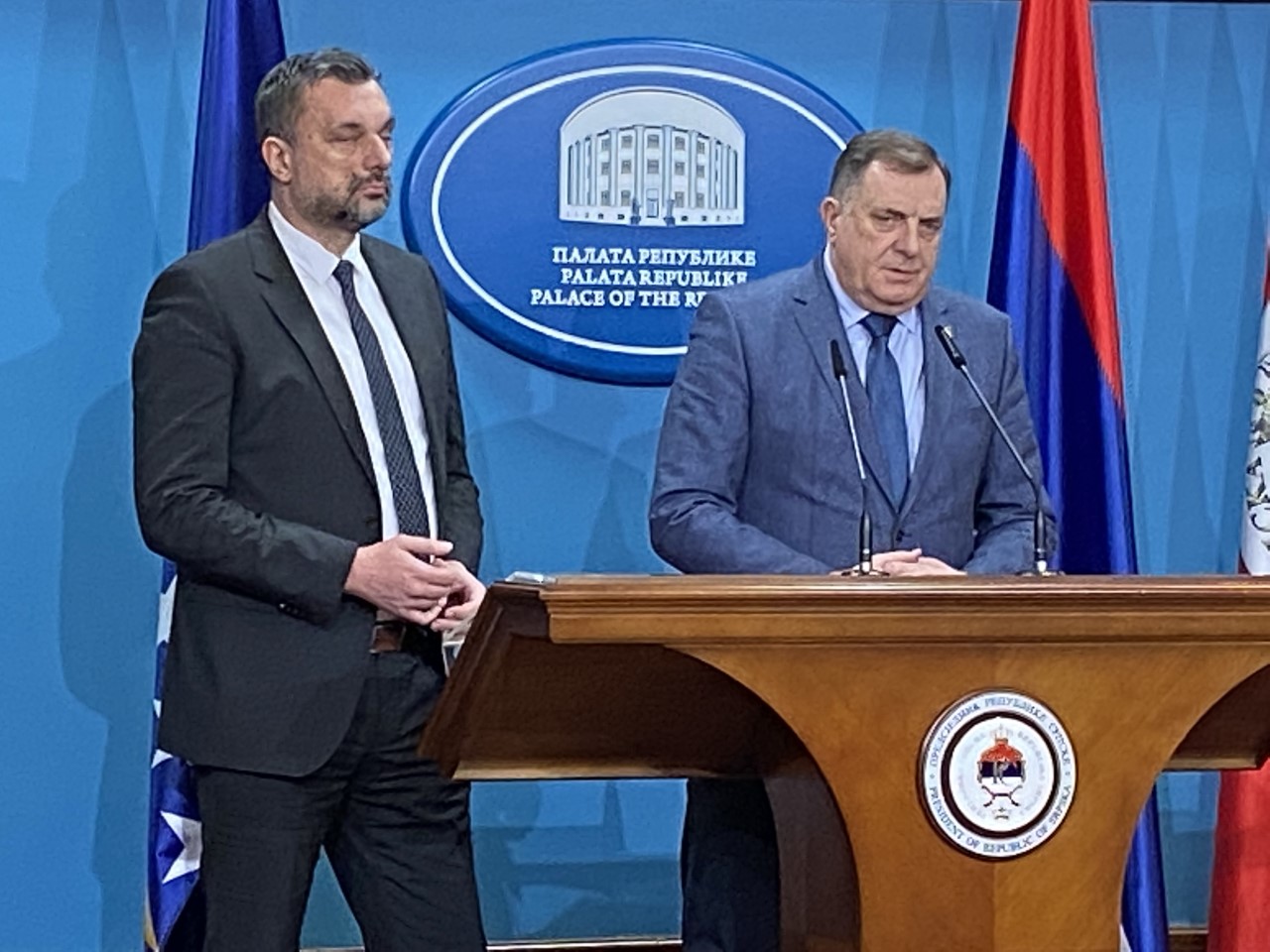 Elmedin Konaković i Milorad Dodik