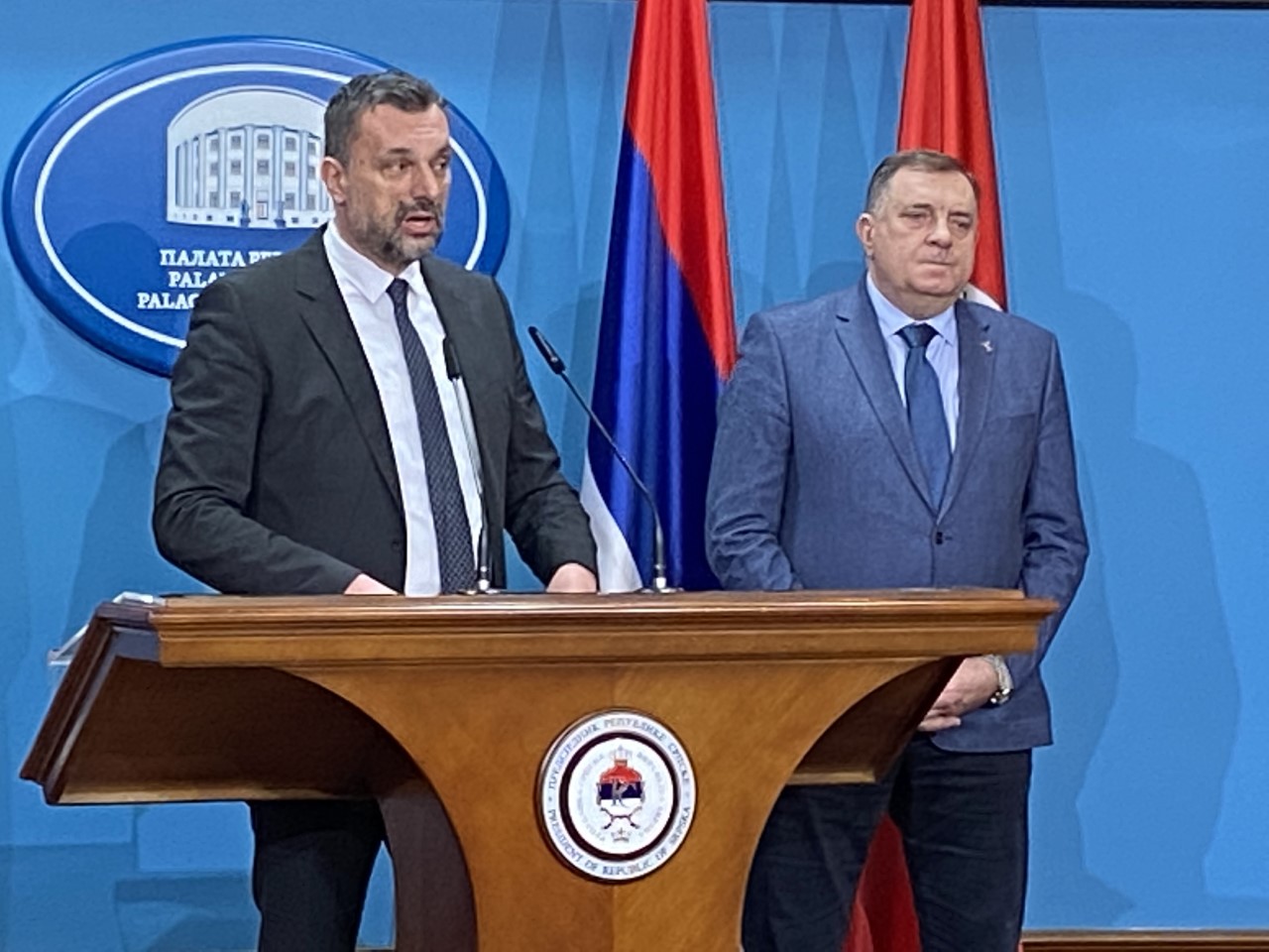 Elmedin Konaković i Milorad Dodik