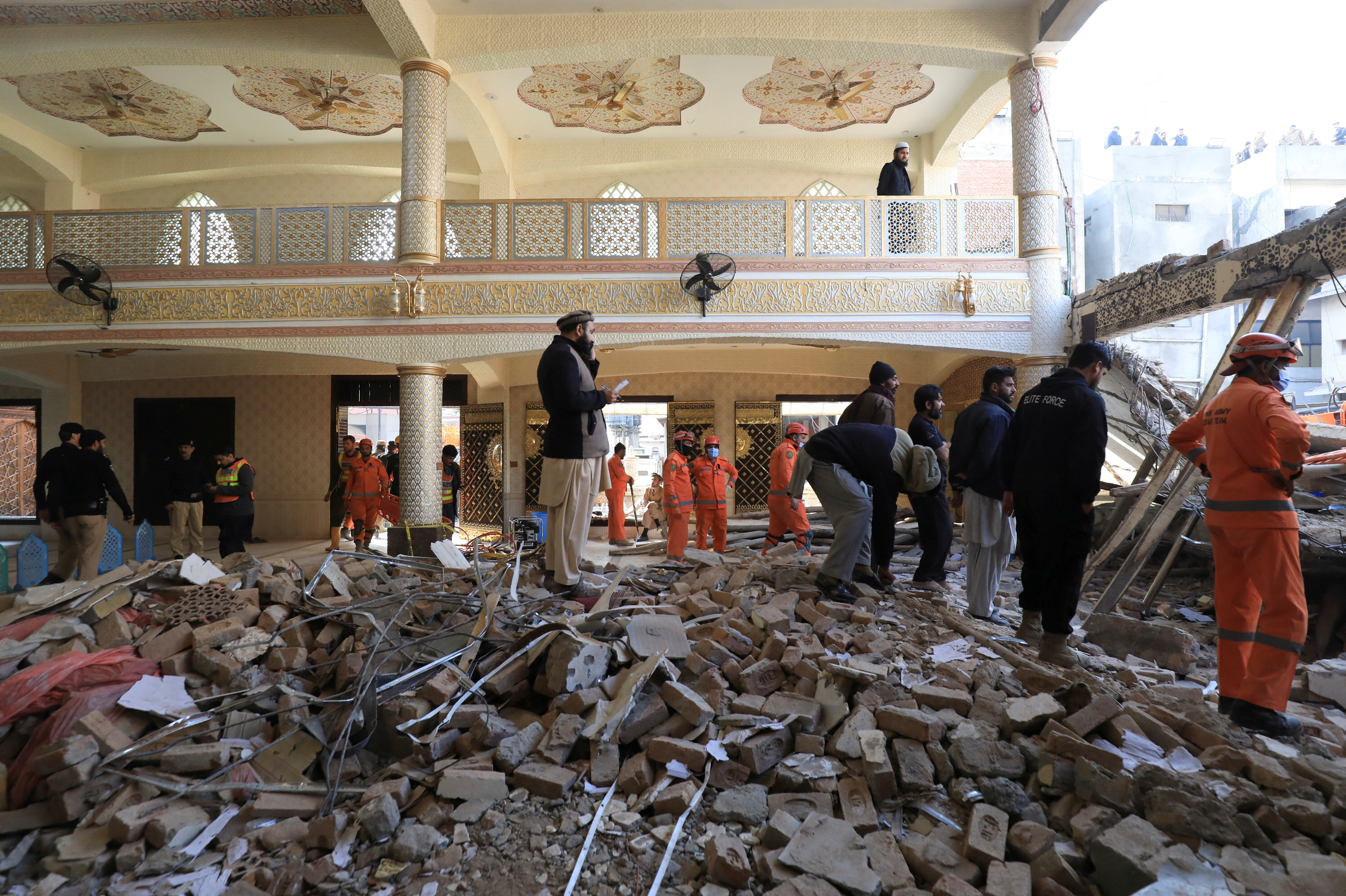 Suicide blast in a mosque in Peshawar