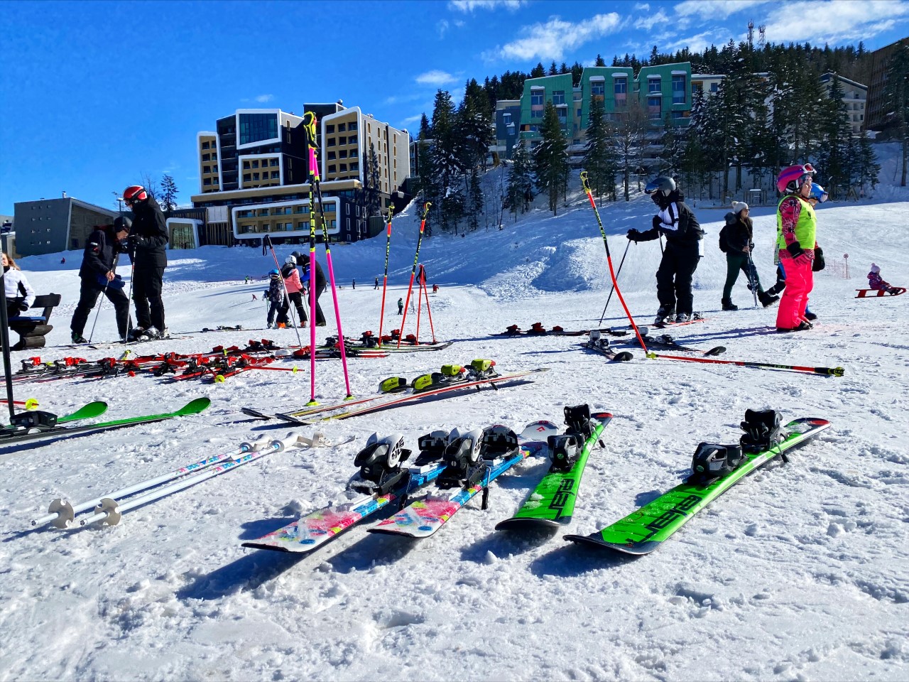 Bjelašnica, planina, skijanje, skijaši