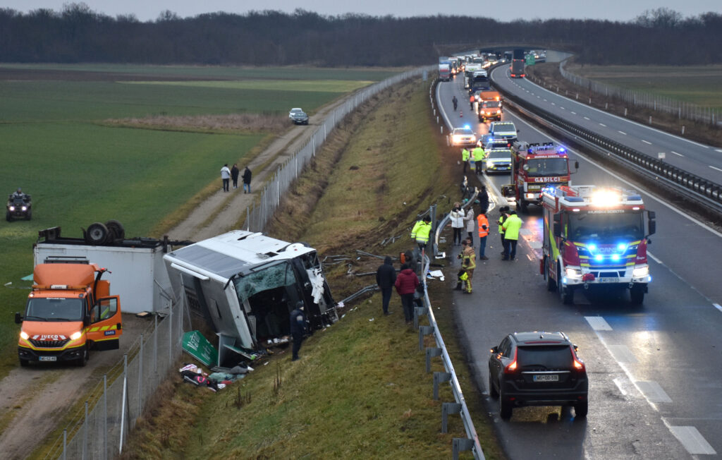 Huda prometna nesreča Pomurska avtocesta