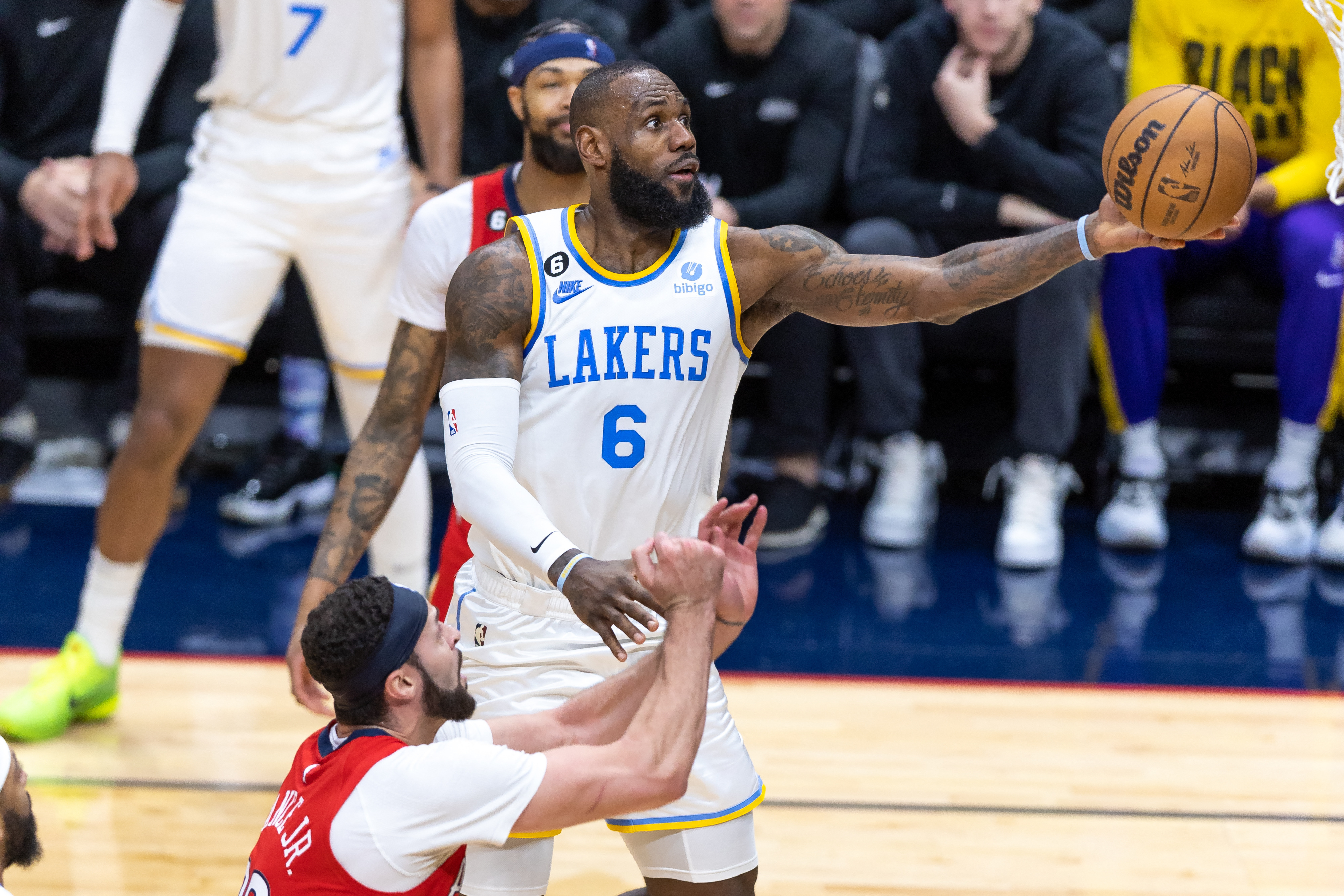 NBA: Los Angeles Lakers at New Orleans Pelicans