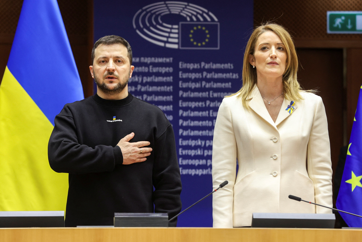 zelenski u evropskom parlamentu