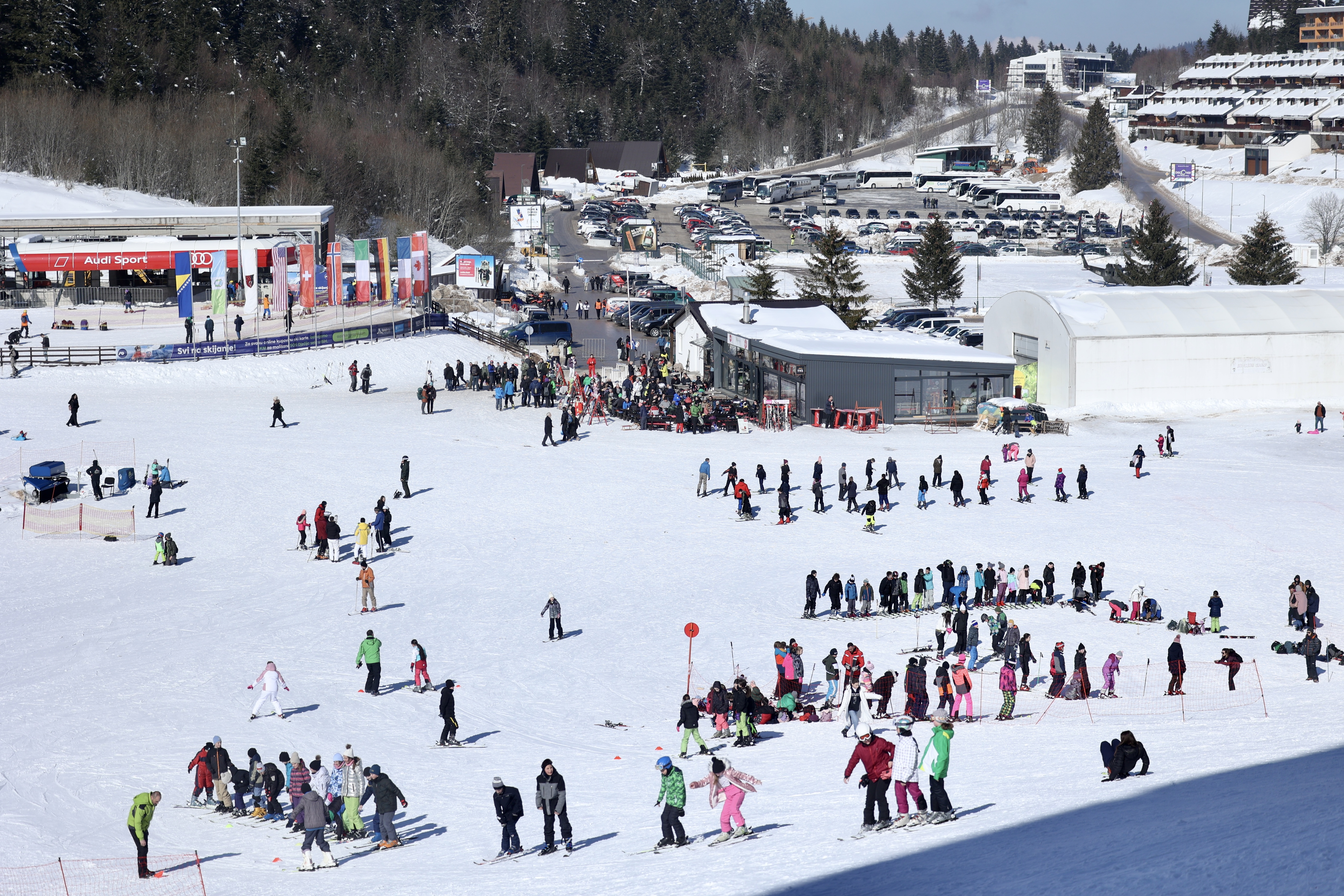 Bjelašnica, skijaši