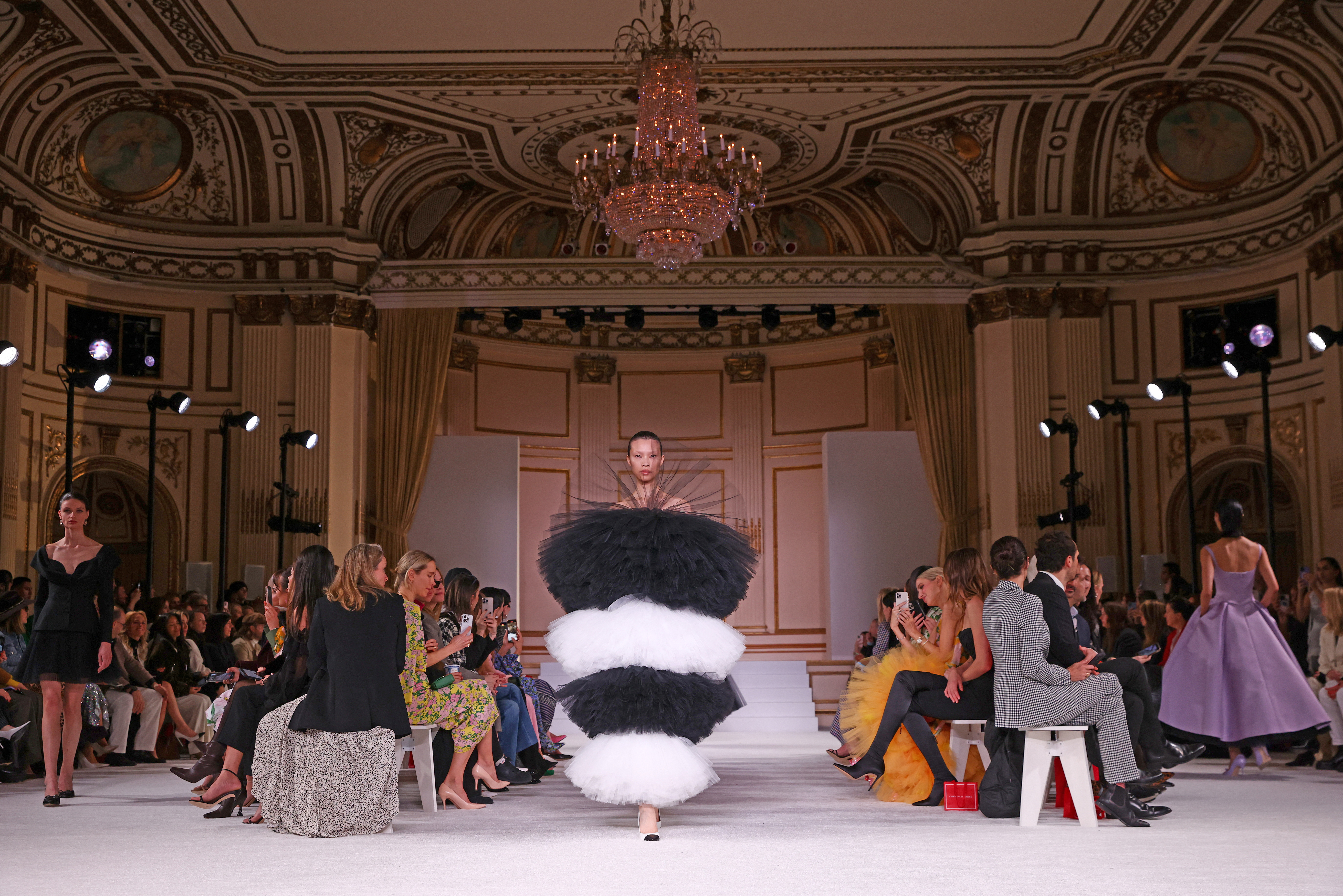 Carolina Herrera Fall/Winter 2023 collection during New York Fashion Week in New York City