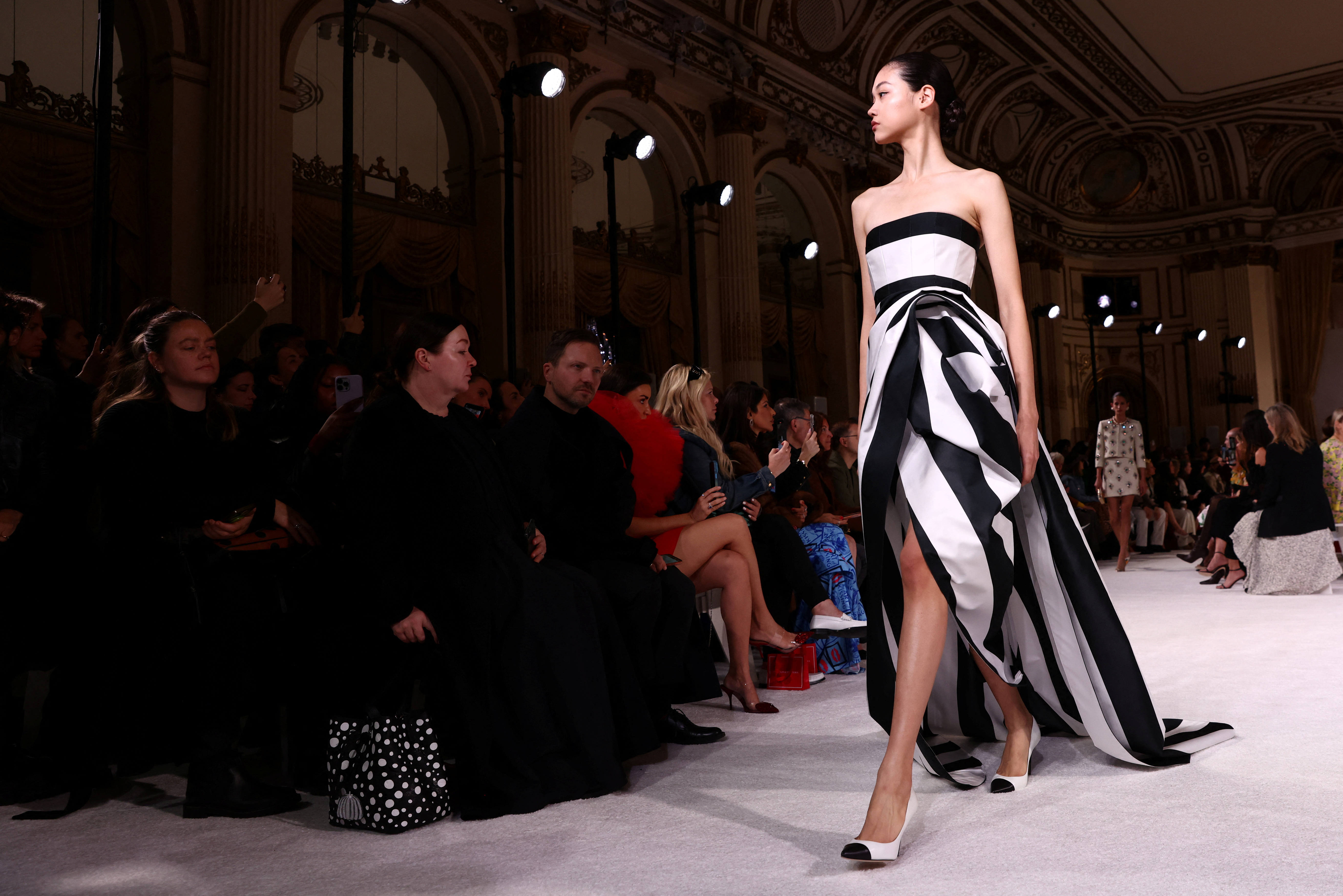 Carolina Herrera Fall/Winter 2023 collection during New York Fashion Week in New York City