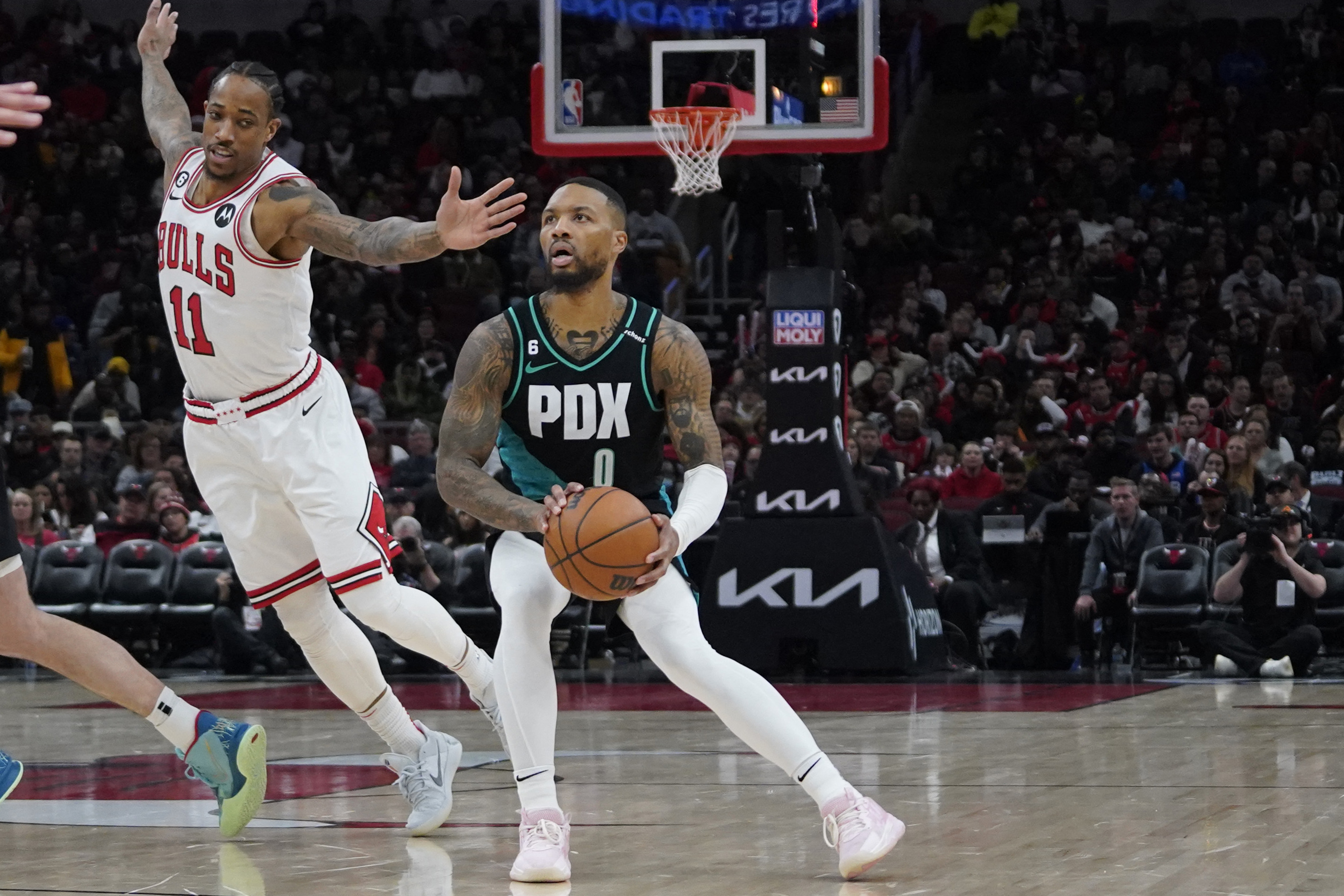 NBA: Portland Trail Blazers at Chicago Bulls