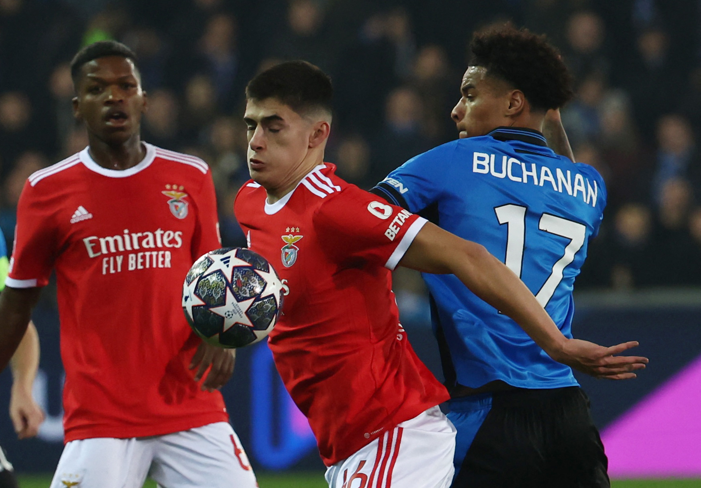 Champions League - Round of 16 First Leg - Club Brugge v Benfica