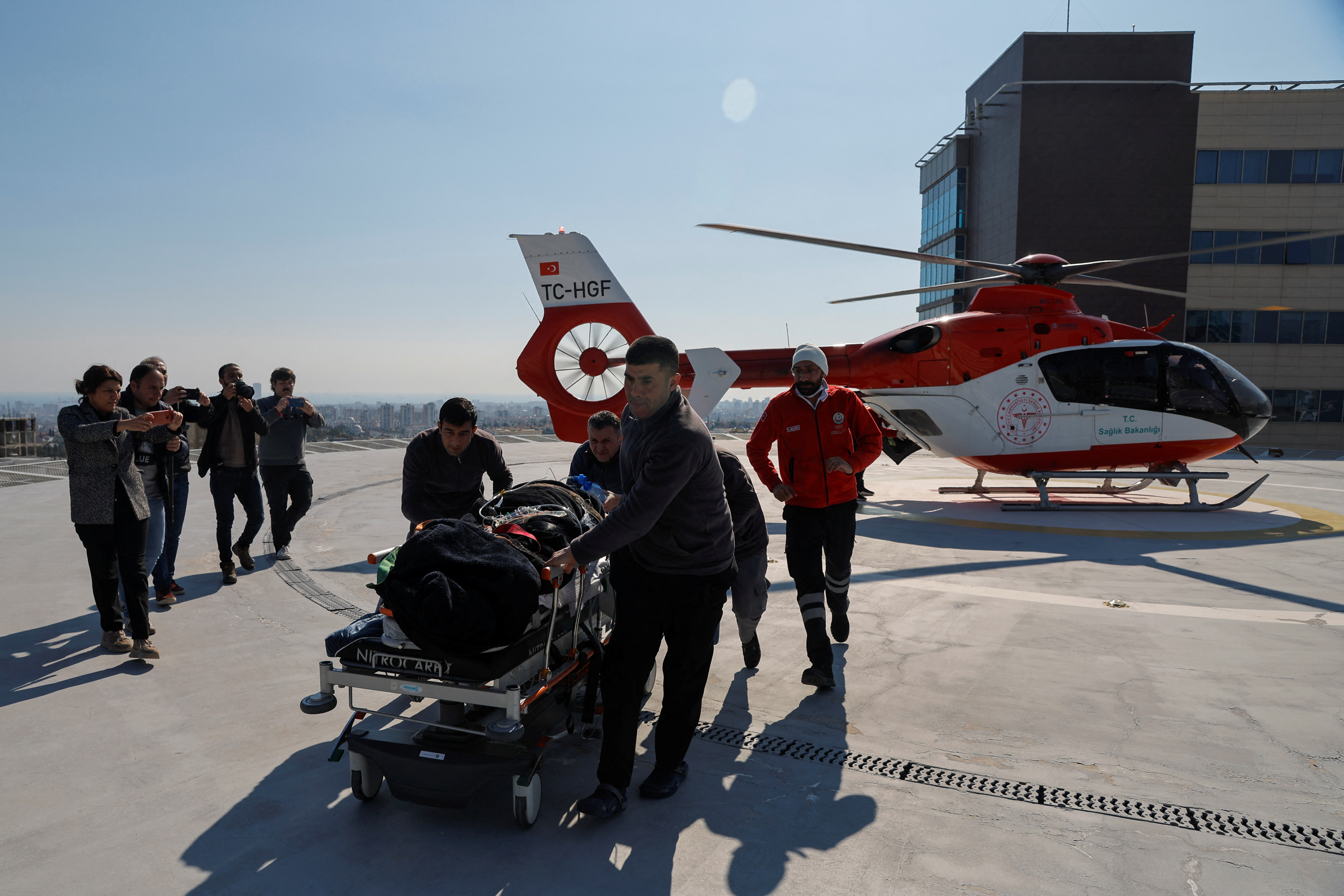 Aftermath of the deadly earthquake