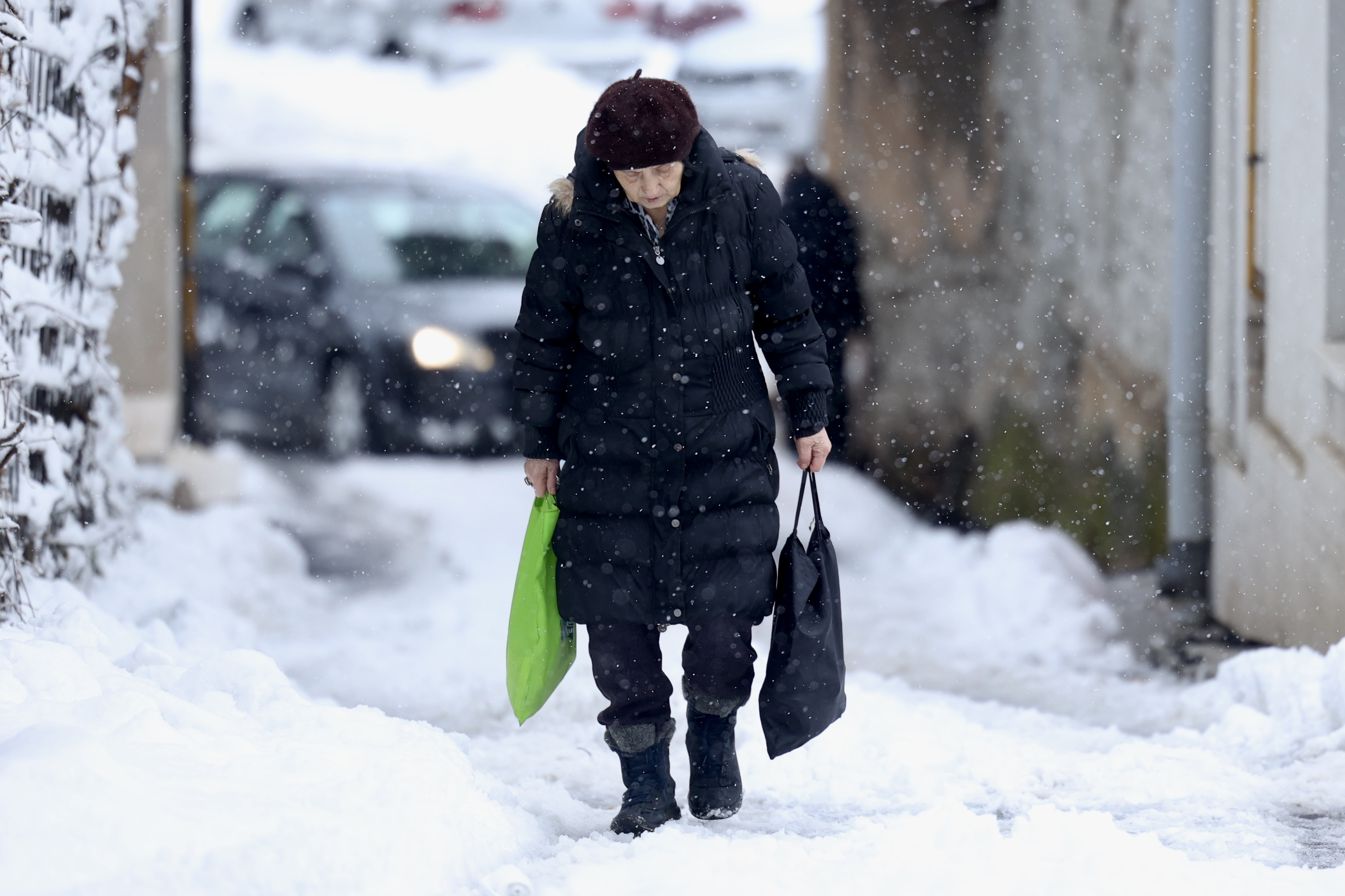 sarajevo snijeg prolaznici