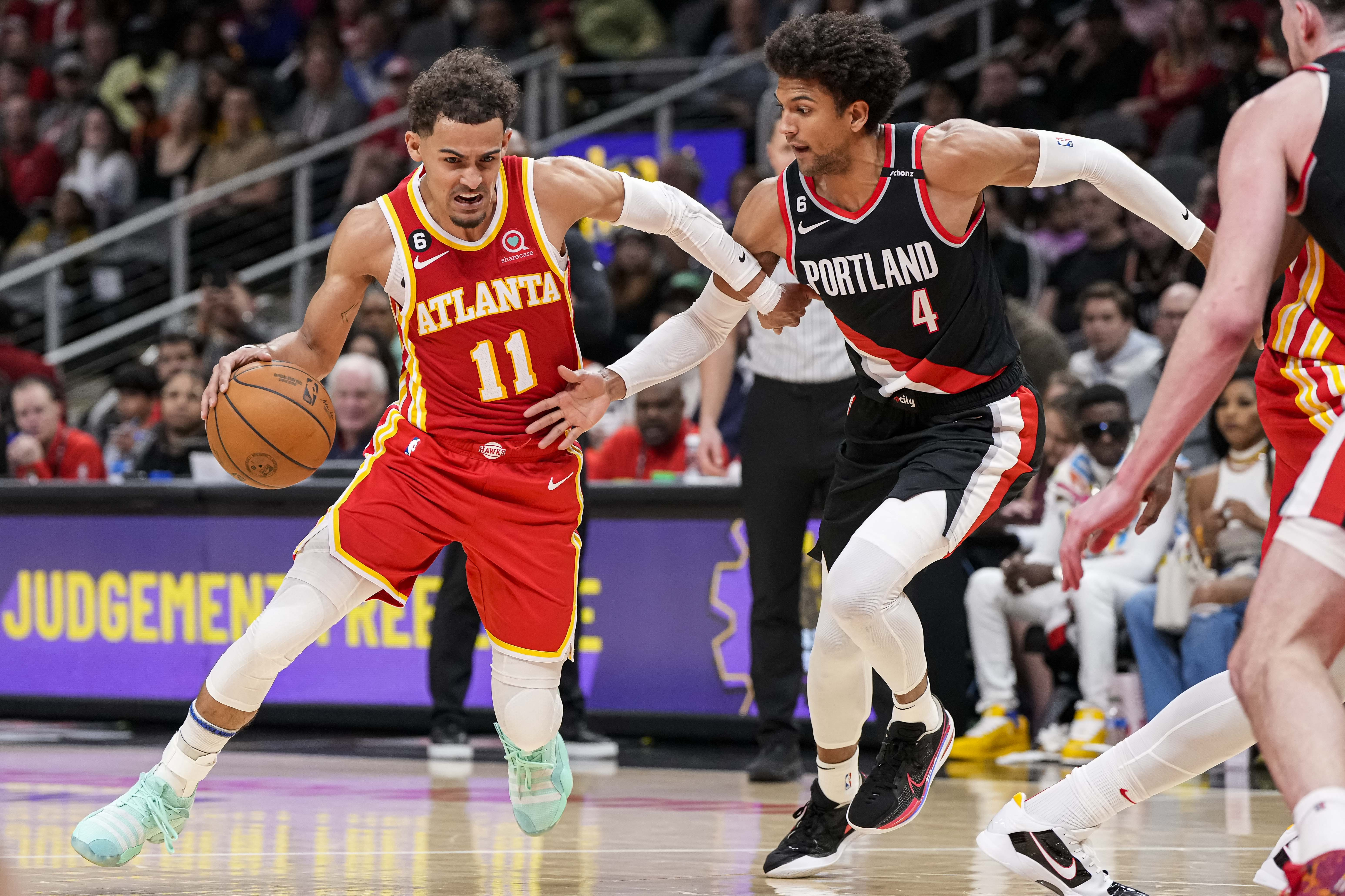 NBA: Portland Trail Blazers at Atlanta Hawks