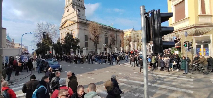 Litije u Beogradu (Fonet/ Marko Dragoslavić)